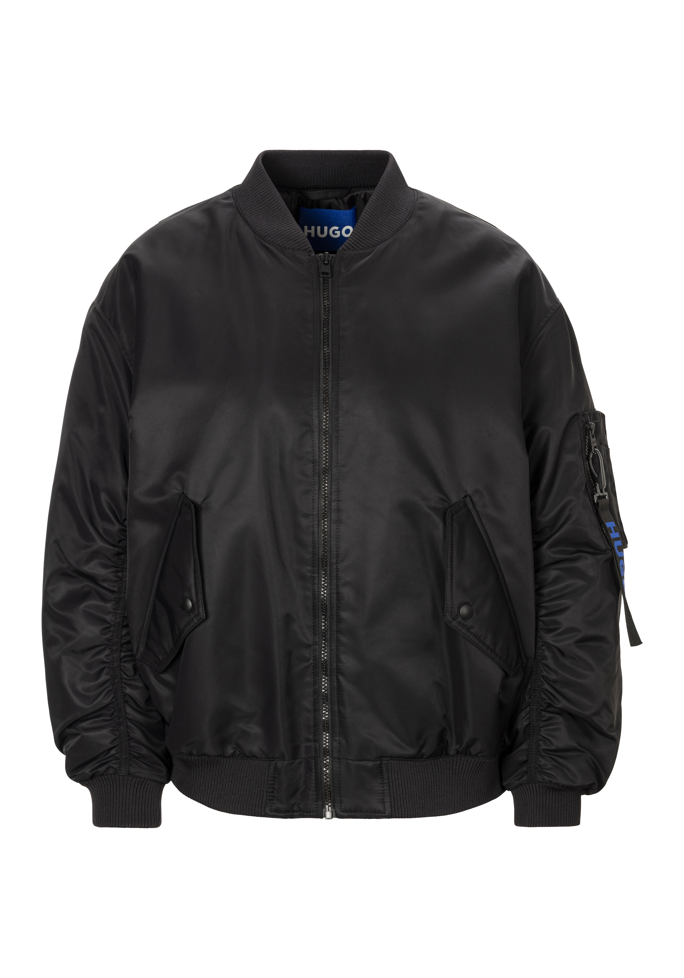 HUGO Blue Bomberjacke »Falorri«, in Moiré Optik