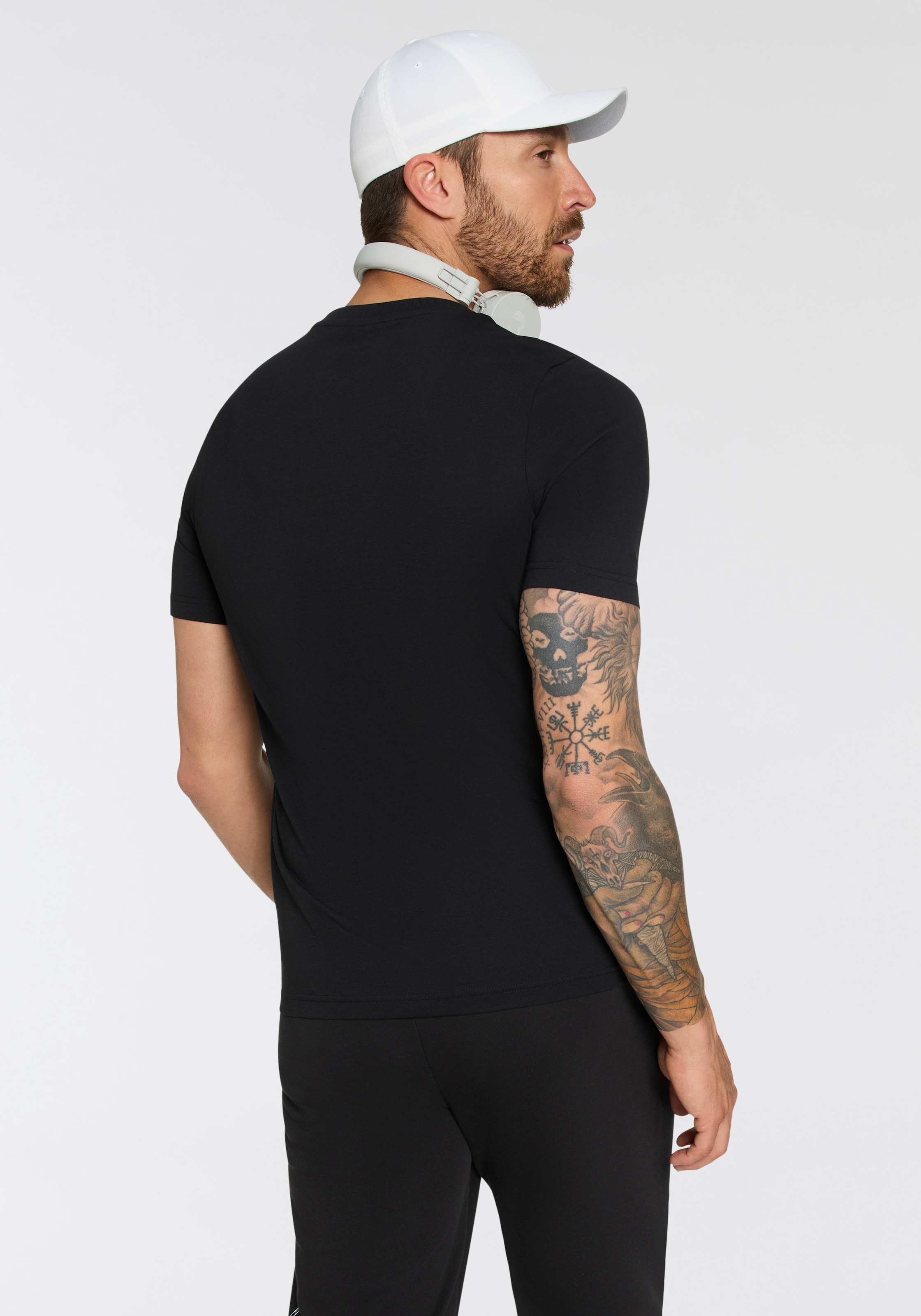 PUMA T-Shirt »ESS LOGO TEE MULTIPACK M«, Doppelpack, 2 Stück