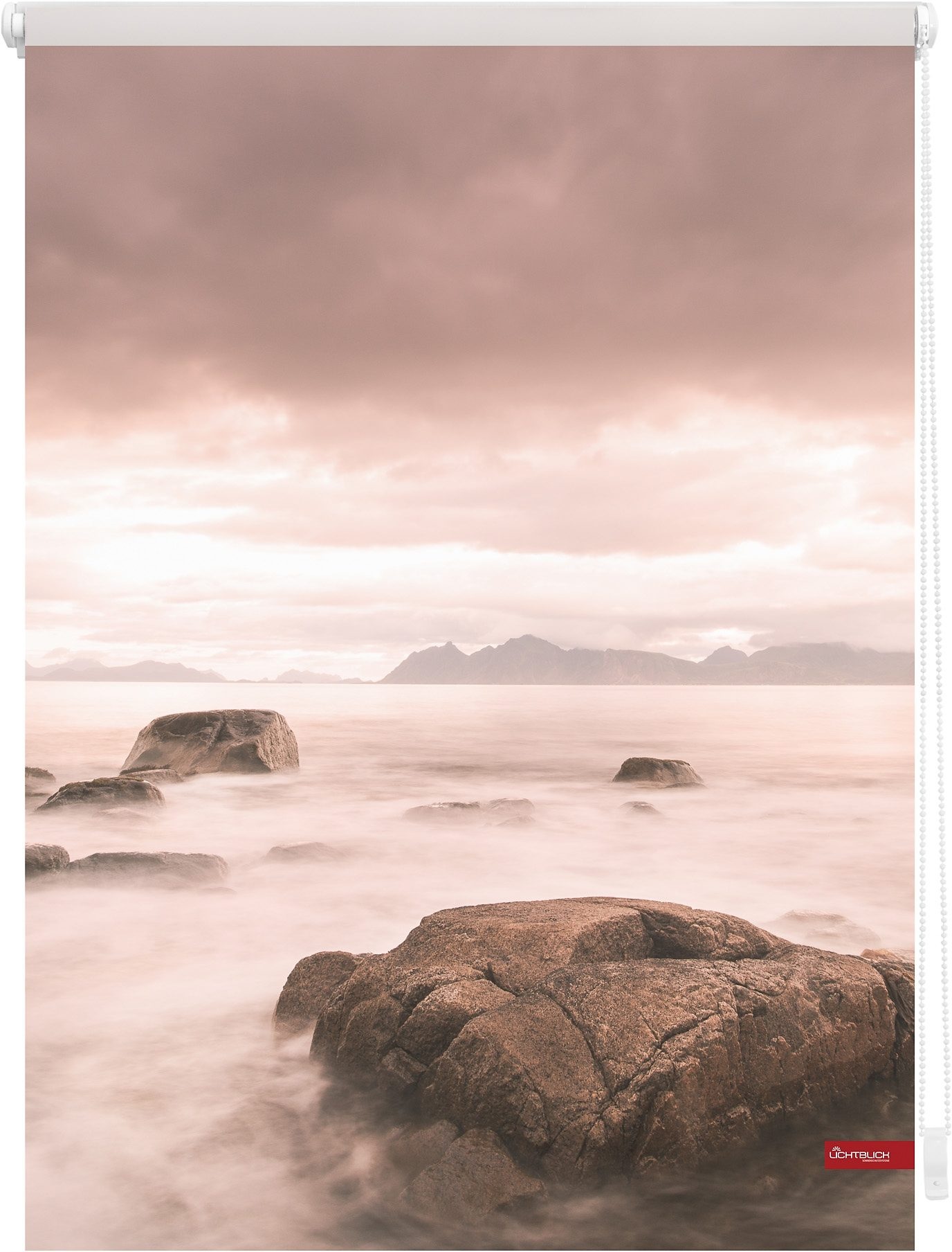 Image of LICHTBLICK ORIGINAL Seitenzugrollo »Klemmfix Motiv Stone«, Lichtschutz, ohne Bohren, freihängend, bedruckt bei Ackermann Versand Schweiz