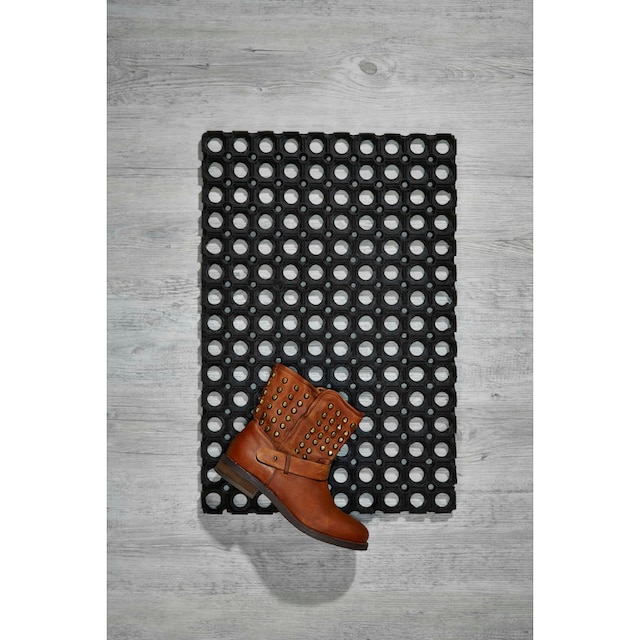♕ Andiamo Fussmatte »Gummi Ringmatte«, rechteckig, Schmutzfangmatte, In-  und Outdoor geeignet, besonders robust versandkostenfrei auf