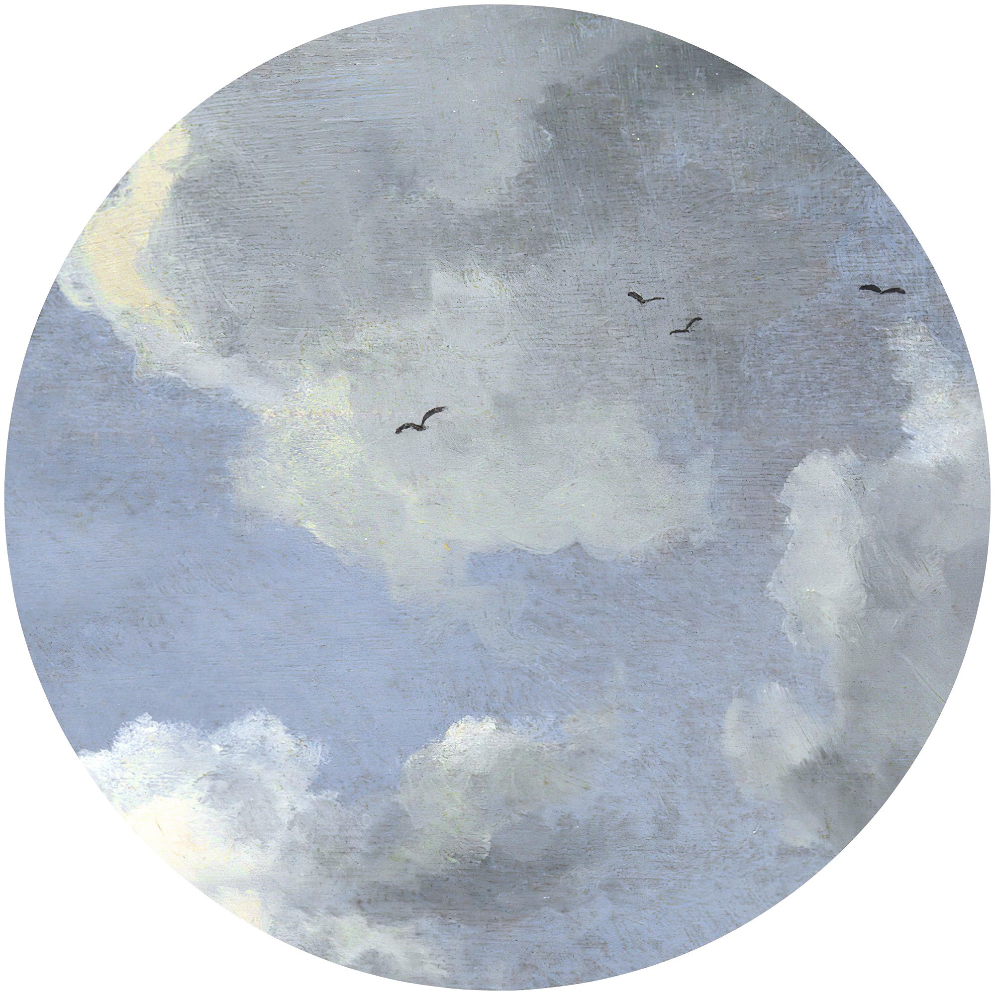 Komar Vliestapete »Vlies selbstklebend - Simply Sky - Grösse 125 x 125 cm«, bedruckt, Wohnzimmer, Schlafzimmer