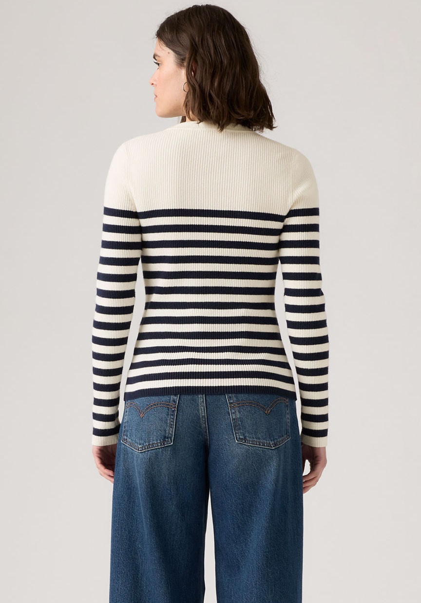 Levi's® Rundhalspullover »RIB CREW SWEATER« Geripptes Strickmuster