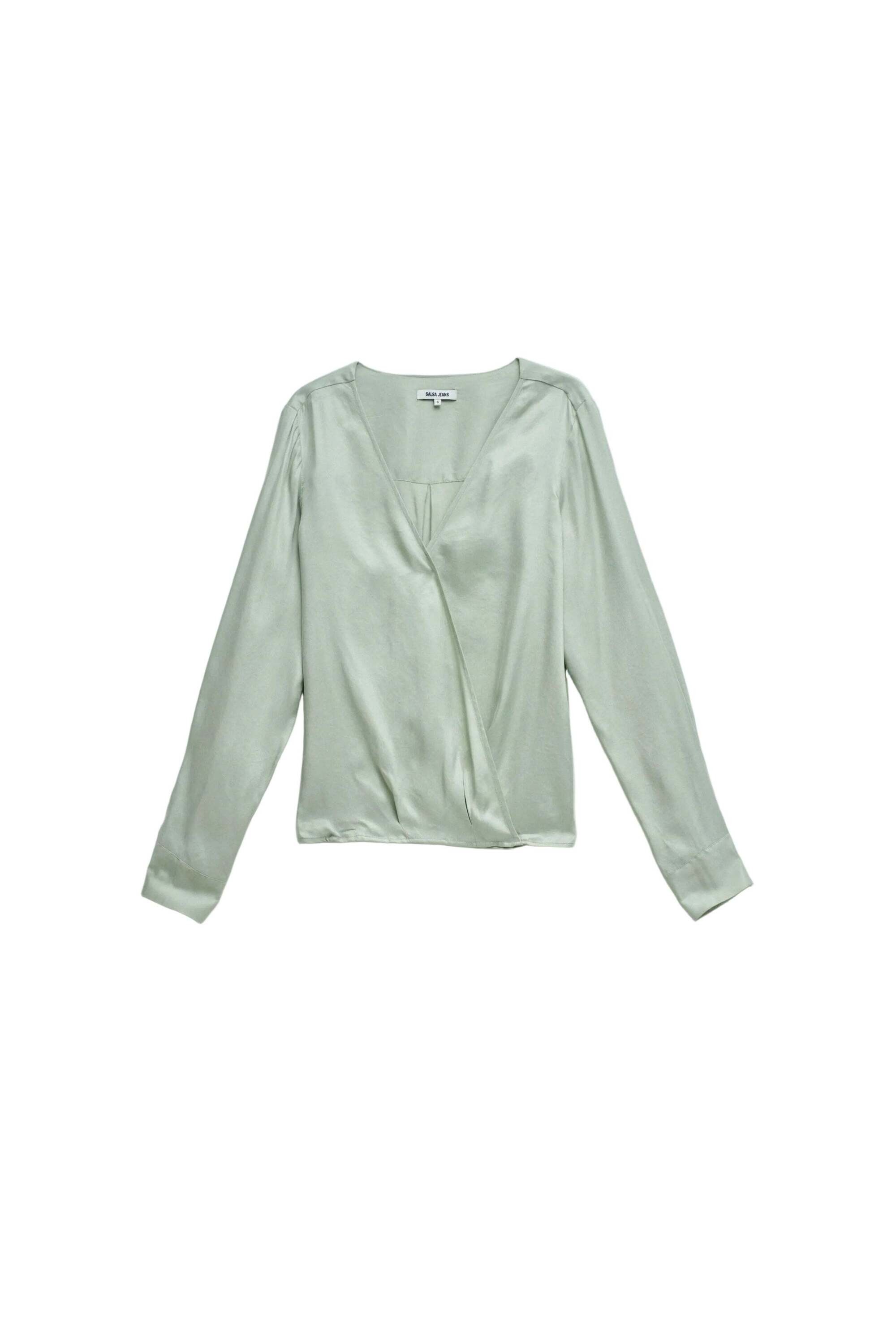 Image of Salsa Langarmbluse "Salsa Jeans Langarmbluse Wrap"