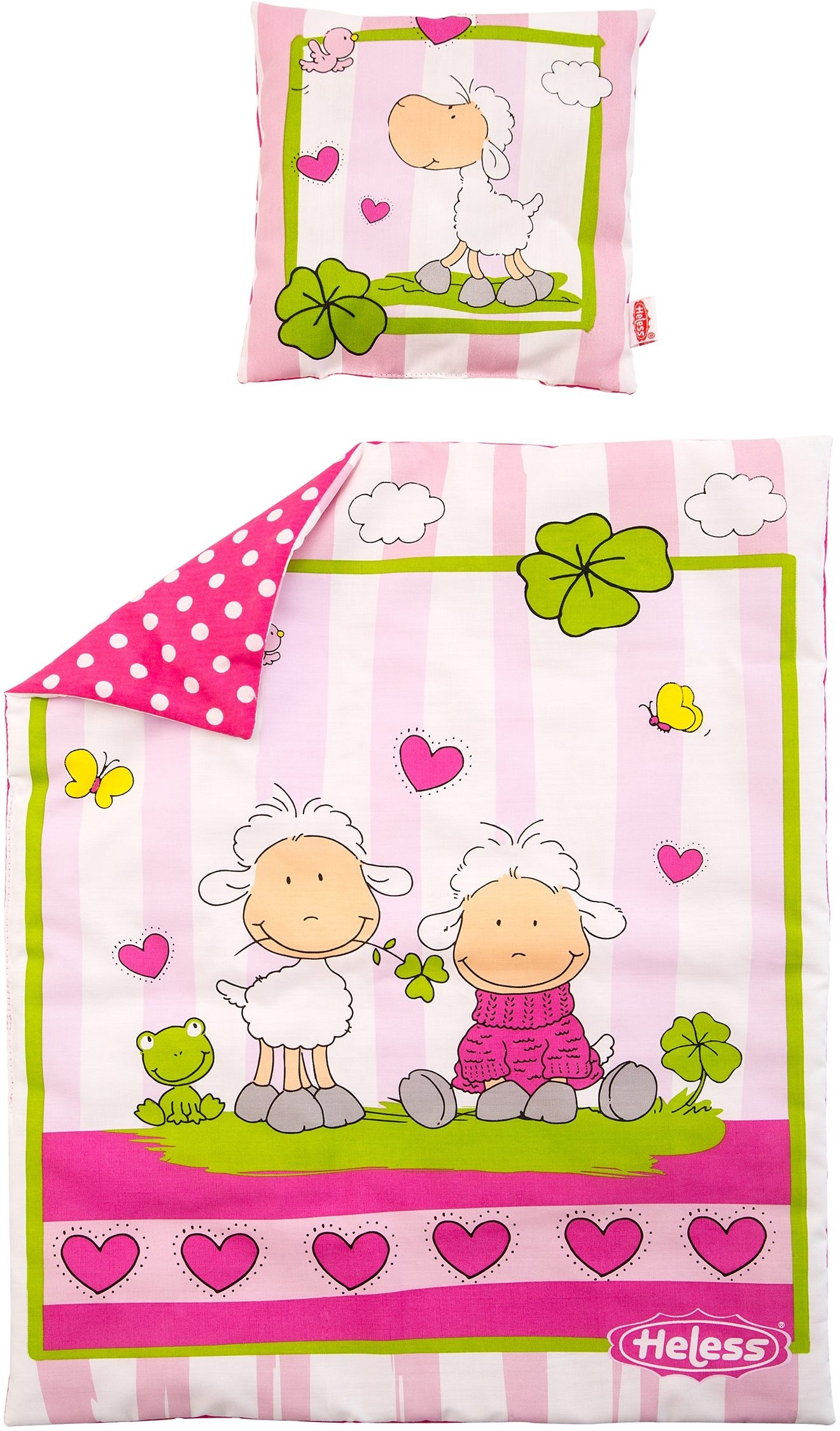 Image of Heless Puppen Bettwäsche »Puppenbettdecke mit Kissen«, (Set, 2 tlg.) bei Ackermann Versand Schweiz