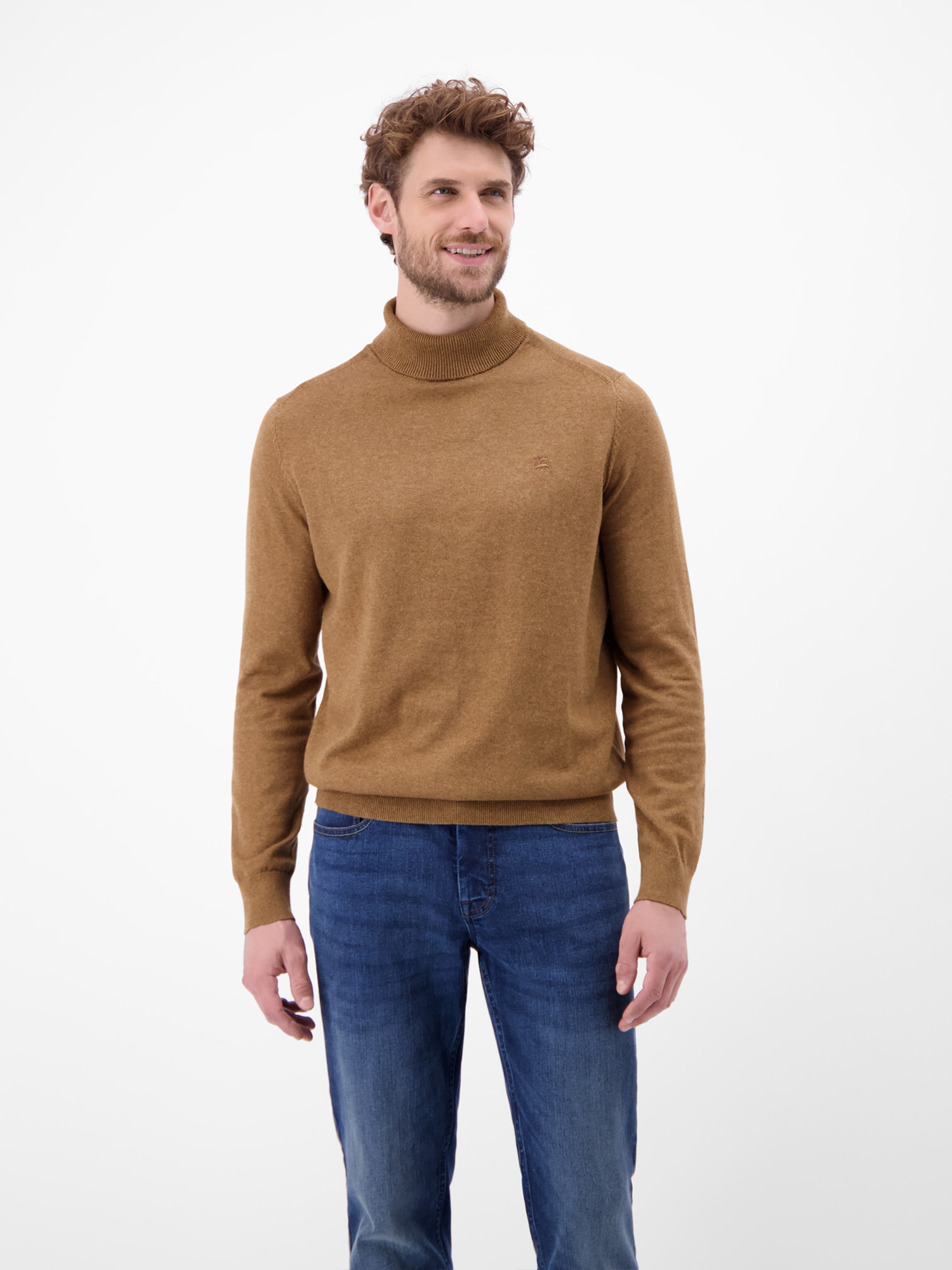LERROS Pull à col roulé »Herren Rollkragen-Strickpullover«