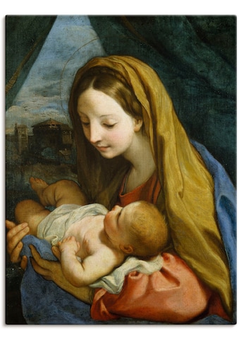 Leinwandbild »Maria mit dem Kind. Um 1660«, Religion, (1 St.)