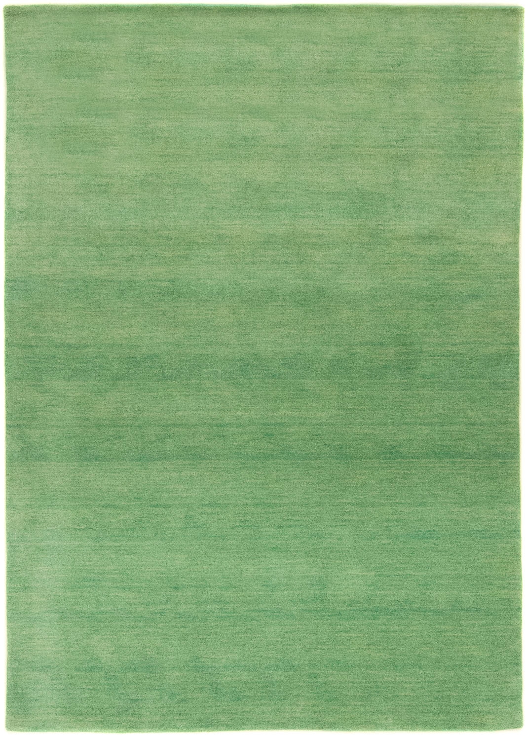 morgenland Wollteppich »Gabbeh Teppich Uni«, rechteckig, 18 mm Höhe