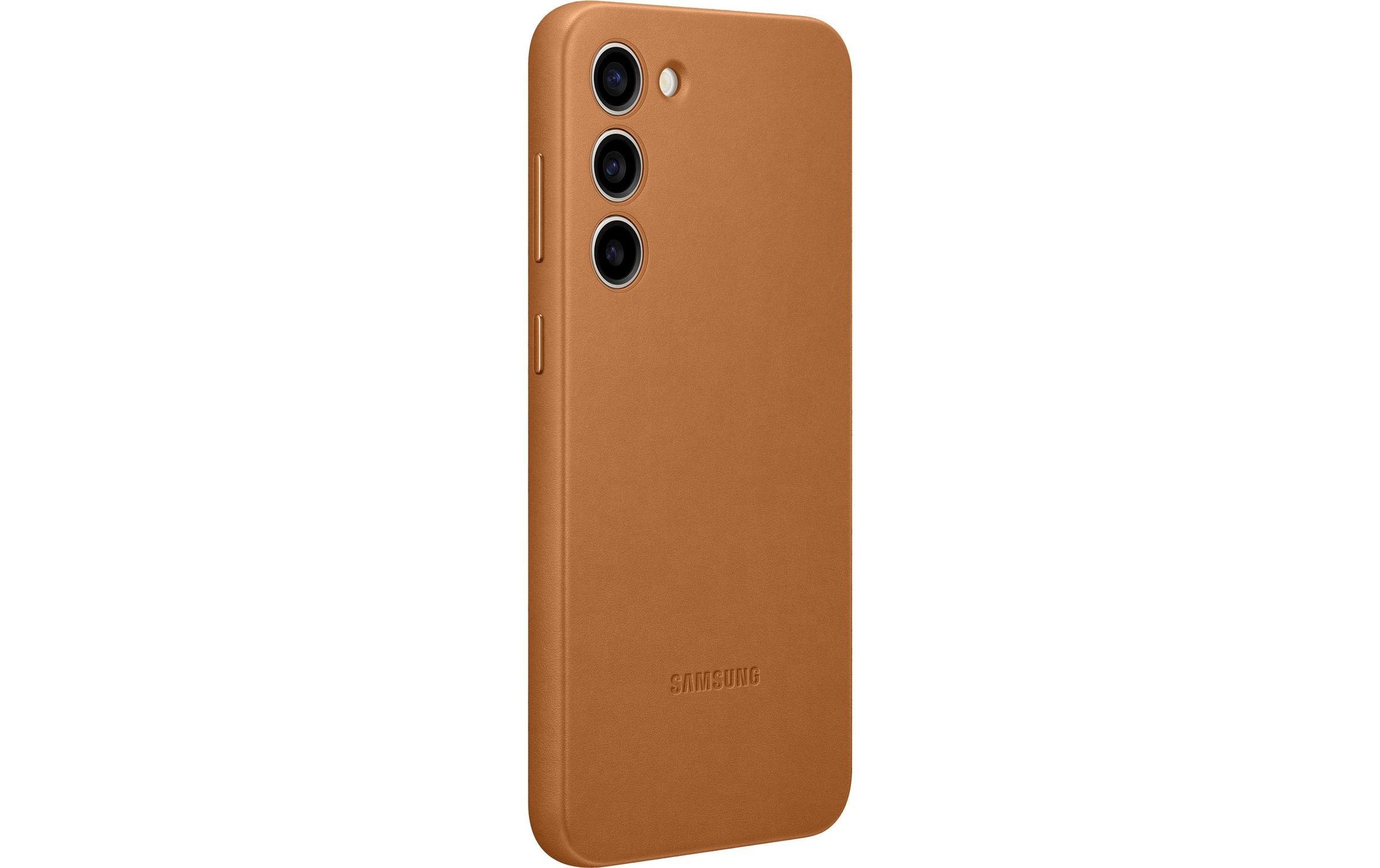 Handyhülle »Leather Cover Camel«, Samsung Galaxy S23+