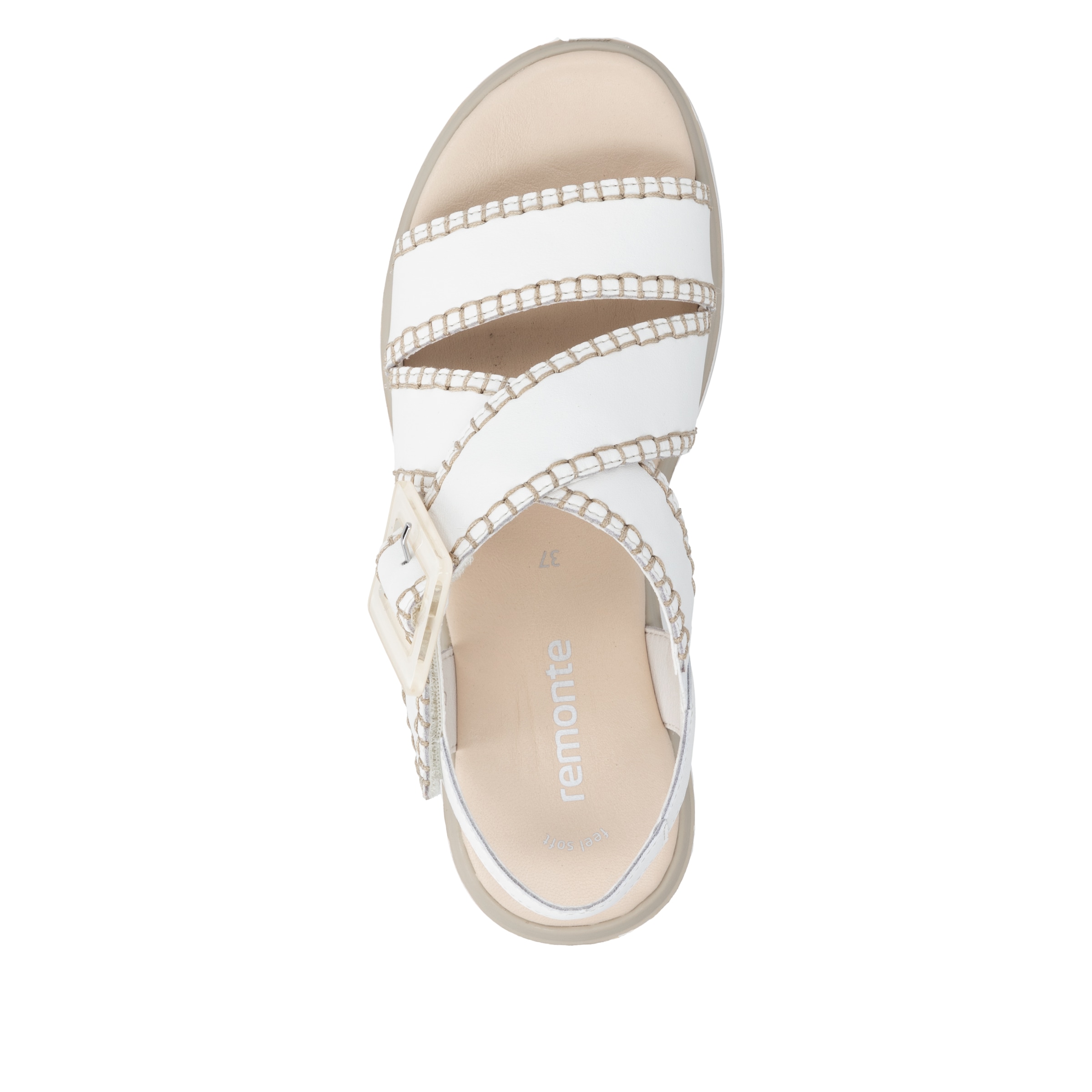 Remonte Plateausandaletten  Sommerschuh, Riemchensandale mit Klettverschluss