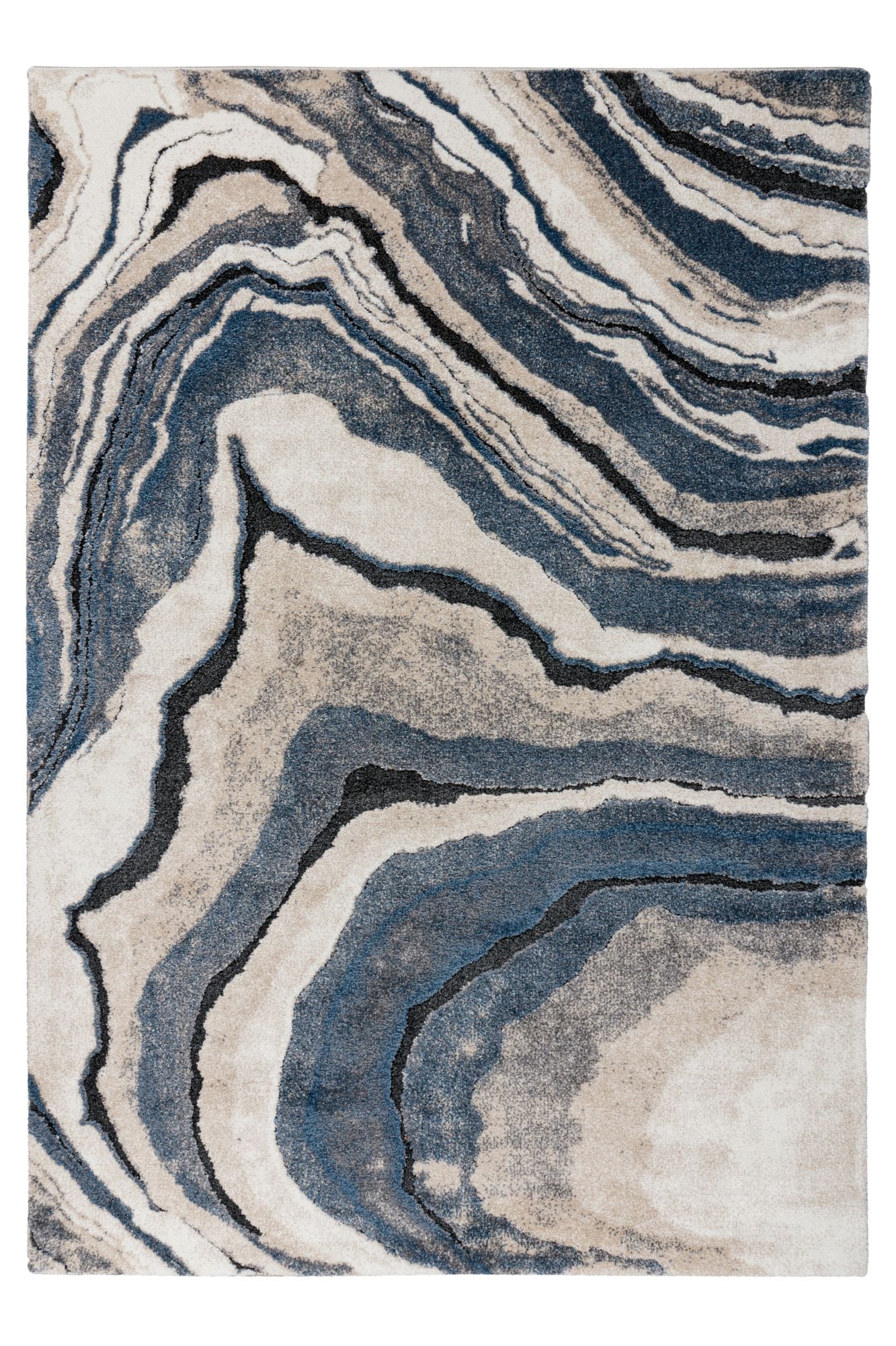 Kayoom Teppich »Firenze 486« rechteckig 22 mm Höhe Kurzflor, Modernes Muster, Fussbodenheizungsgeeignet, Wohnzimmer