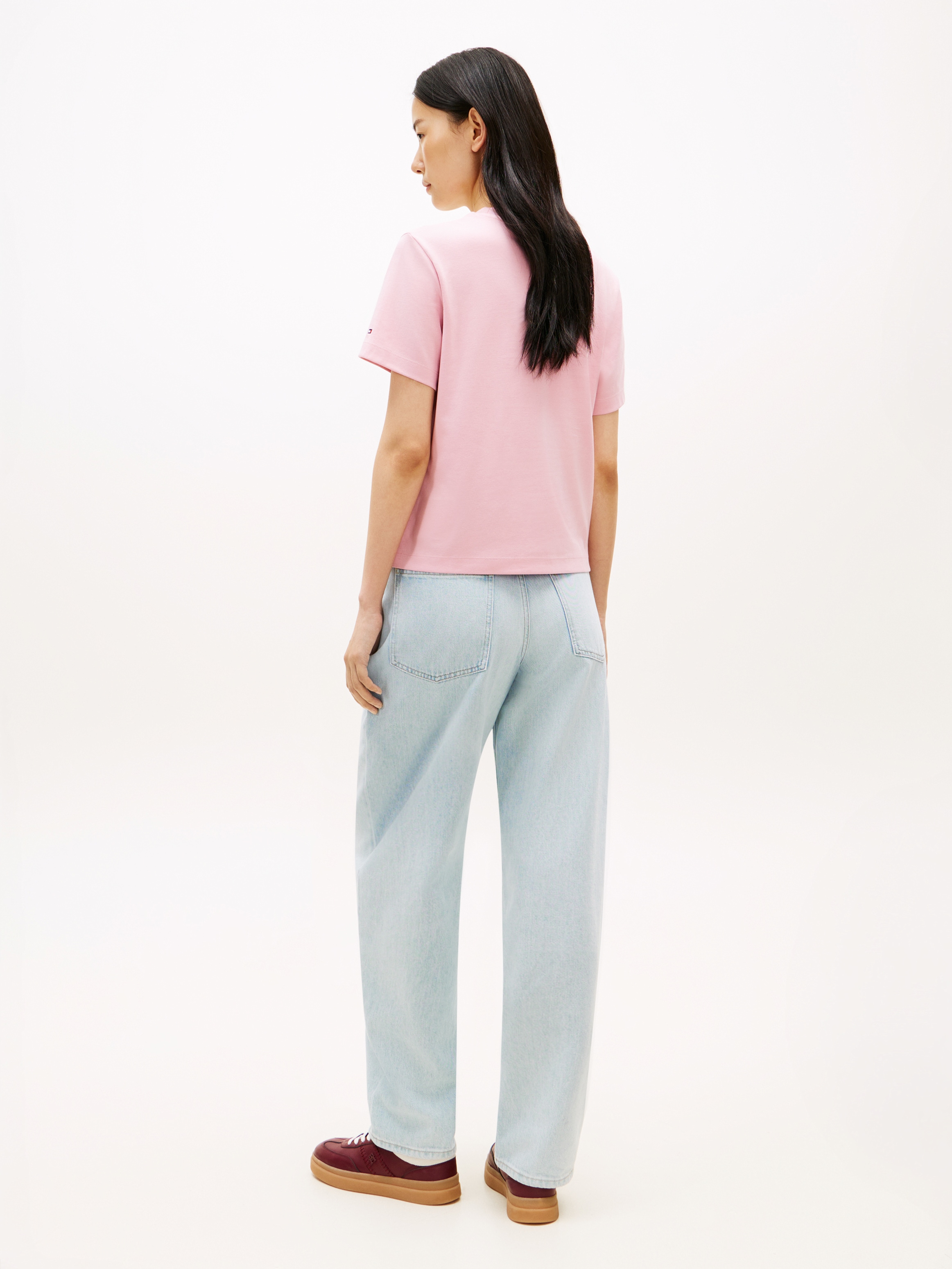 Tommy Hilfiger T-shirt à manches courtes »TILT GRAPHIC REG C-NK SS TEE« mit grossem Logo-Print