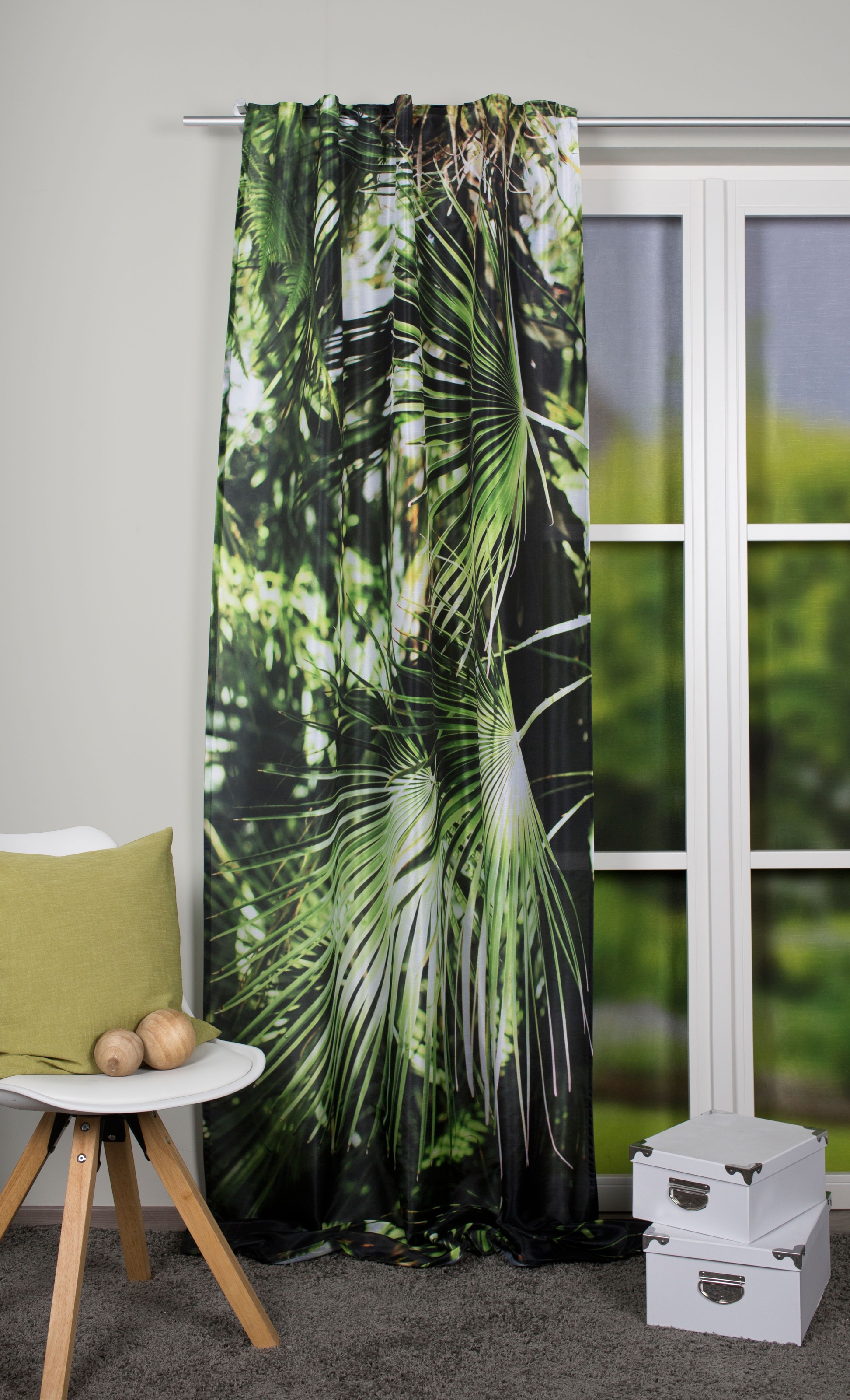 Image of HOME WOHNIDEEN Vorhang »JUNGOLA«, (1 St.), Digitaldruck bei Ackermann Versand Schweiz