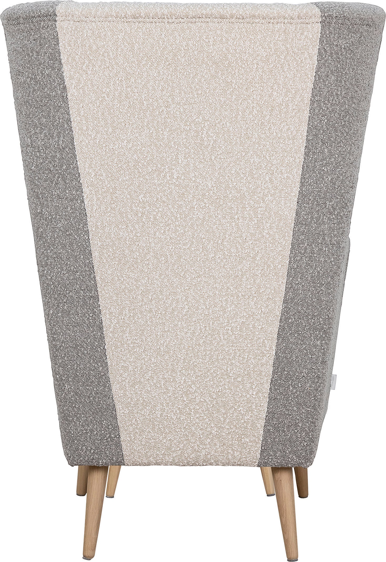 Guido Maria Kretschmer Home&Living Sessel »Salla Bezug Bouclé oder Struktur fein, Ohrensessel«, wahlweise mit oder ohne Hocker; grosser Sessel: Masse B/T/H: 78/94/118cm