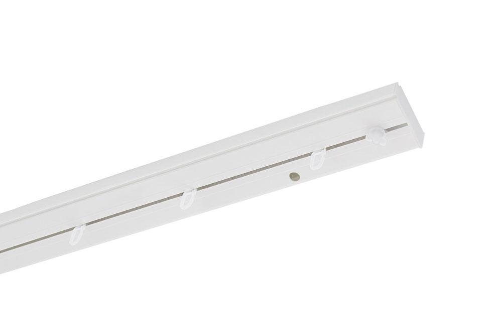 Image of Good Life Gardinenschiene »SAM«, 1 läufig-läufig, Wunschmasslänge, Vorhangschiene Innenlauf, Kunststoff, inkl. Zubehör, geeignet für Schiebevorhänge, Deckenmontage bei Ackermann Versand Schweiz