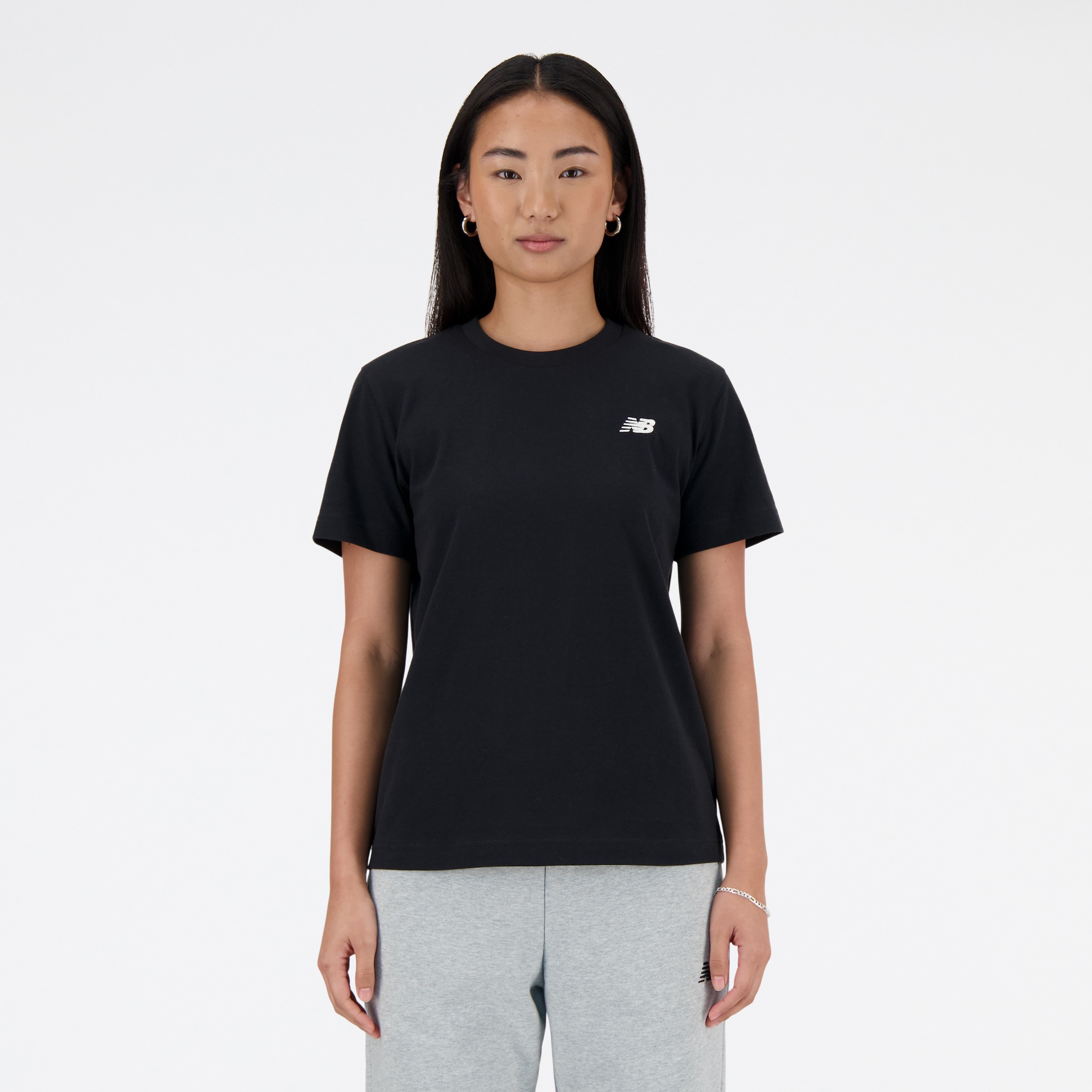 Image of New Balance T-Shirt "SPORT ESSENTIALS JERSEY T-SHIRT" für Erwachsene, Kurzarm, für Alltag, aus Baumwolle