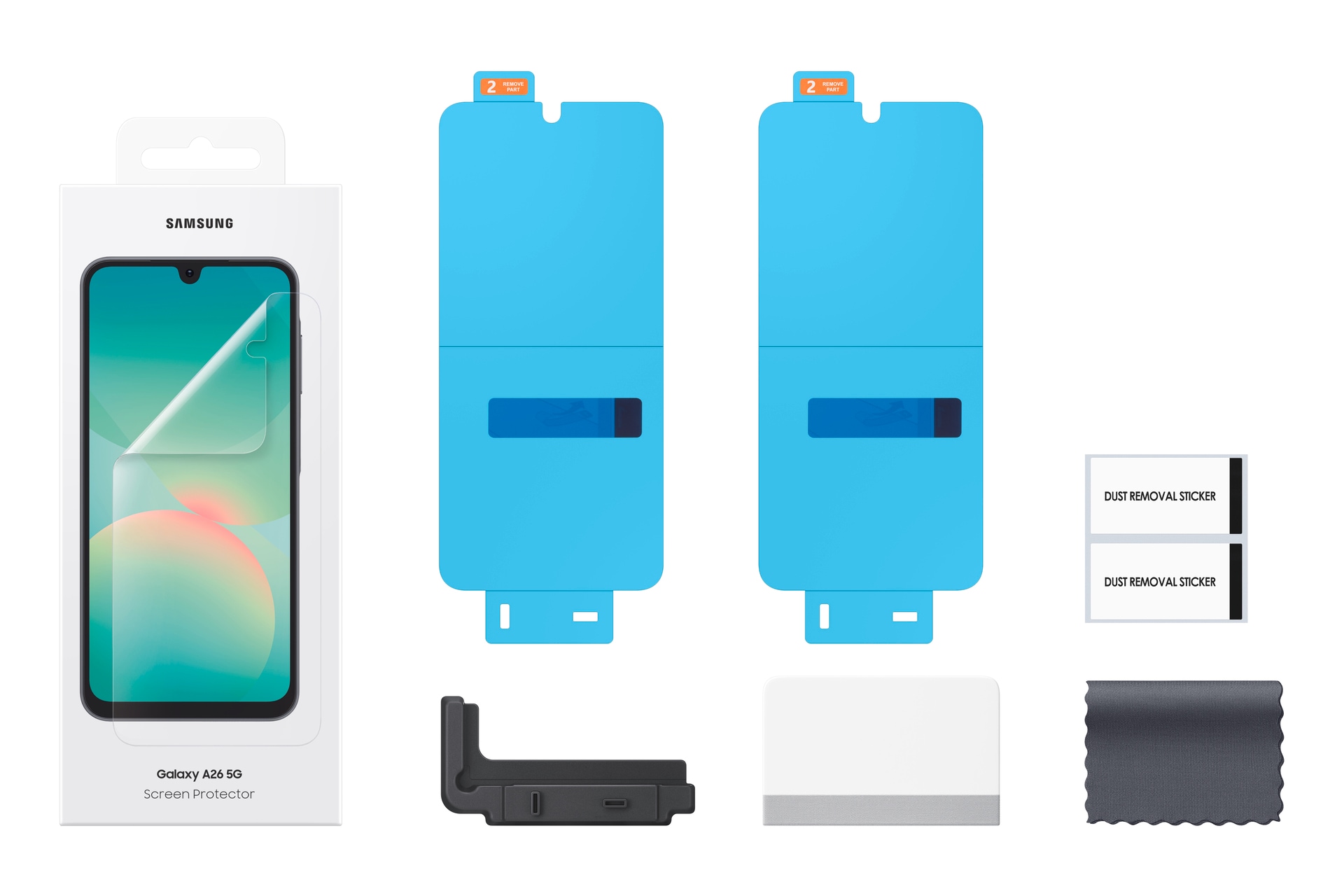 Samsung Displayschutzglas »Screen Protector«, für Samsung Galaxy A26, Displayschutzfolie, Schutzfolie, Bildschirmschutz, kratz- & stossfest