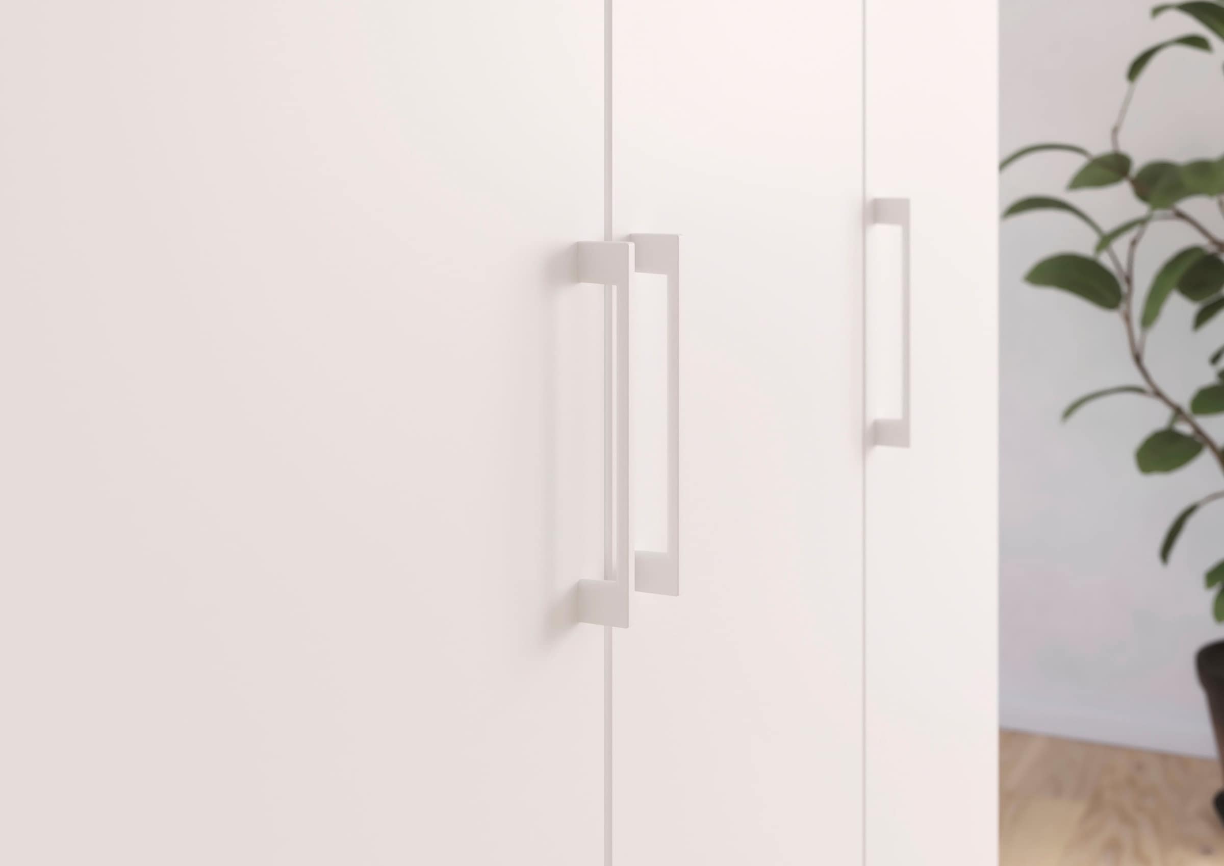 rauch Kleiderschrank »Schrank Schlafzimmerschrank Garderobe Stauraum GAMMA Breite 91 cm« in 3 Ausstattungen BASIC/CLASSIC/PREMIUM (inkl. SOFT-CLOSE-Funktion),  mit Schubladen, verschiedene Griff-Varianten TOPSELLER MADE IN GERMANY