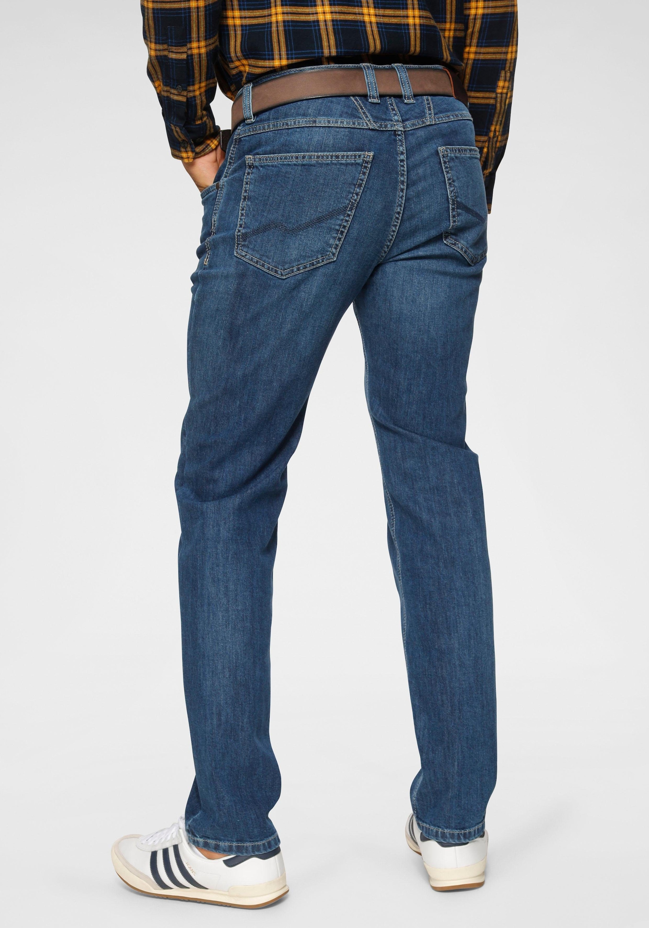 5-Pocket-Jeans, Gürtelschlaufenbund mit Zip-fly