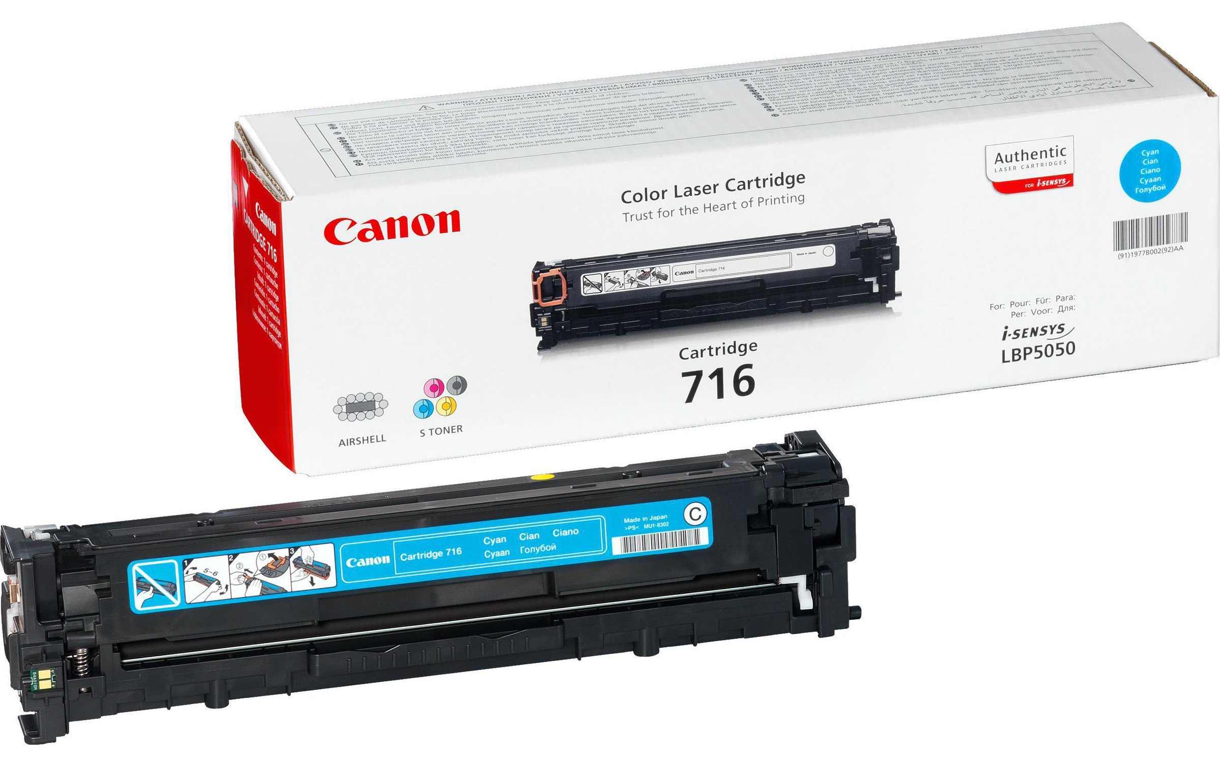 Image of Canon Tonerpatrone "CRG 716C, cyan"