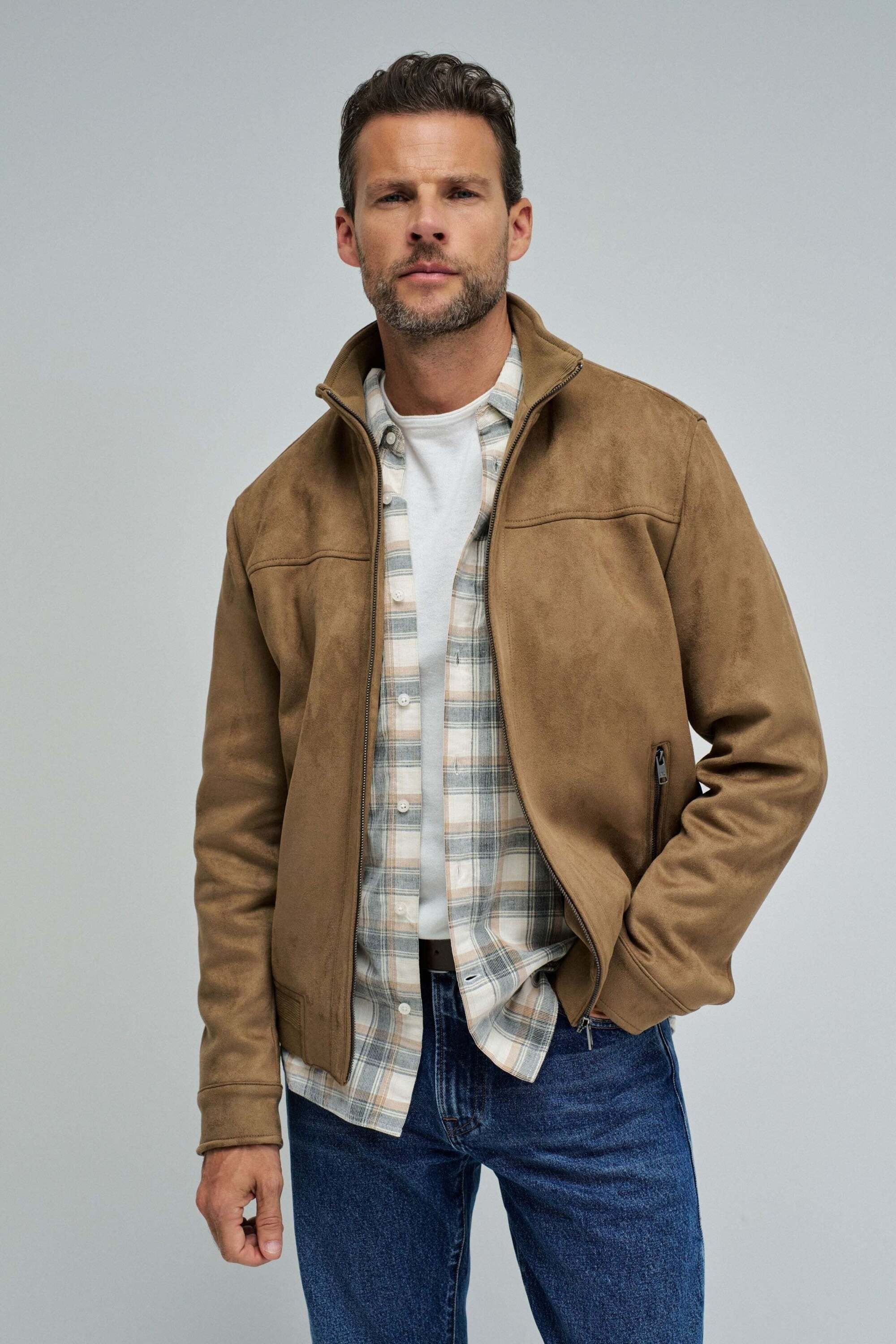 Salsa Veste en imitation cuir »Salsa Jeans Kunstlederjacke Faux Suede«
