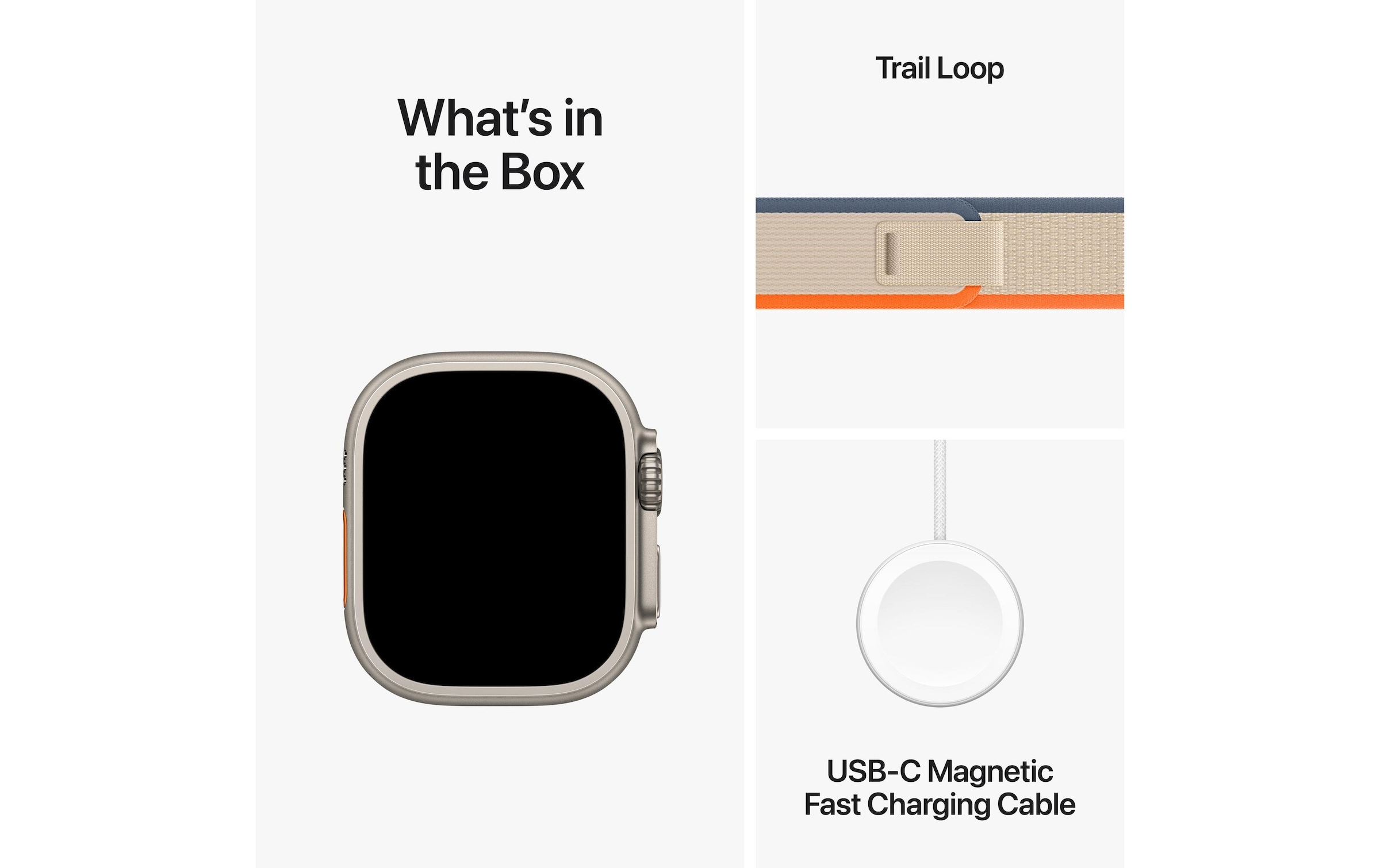 Apple Smartwatch »Ultra 2 GPS + Cellular, Titan 49mm Trail Loop«