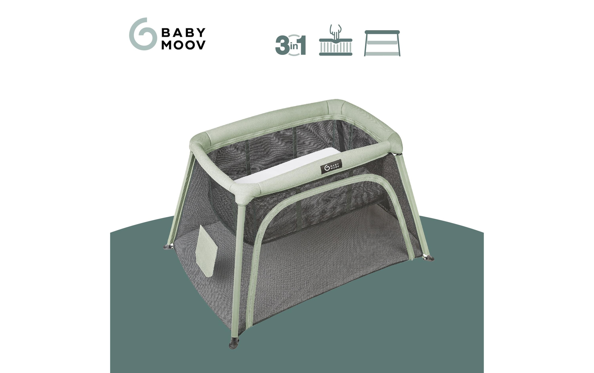 BABYMOOV Baby-Reisebett »3in1 Moov & Comfy«