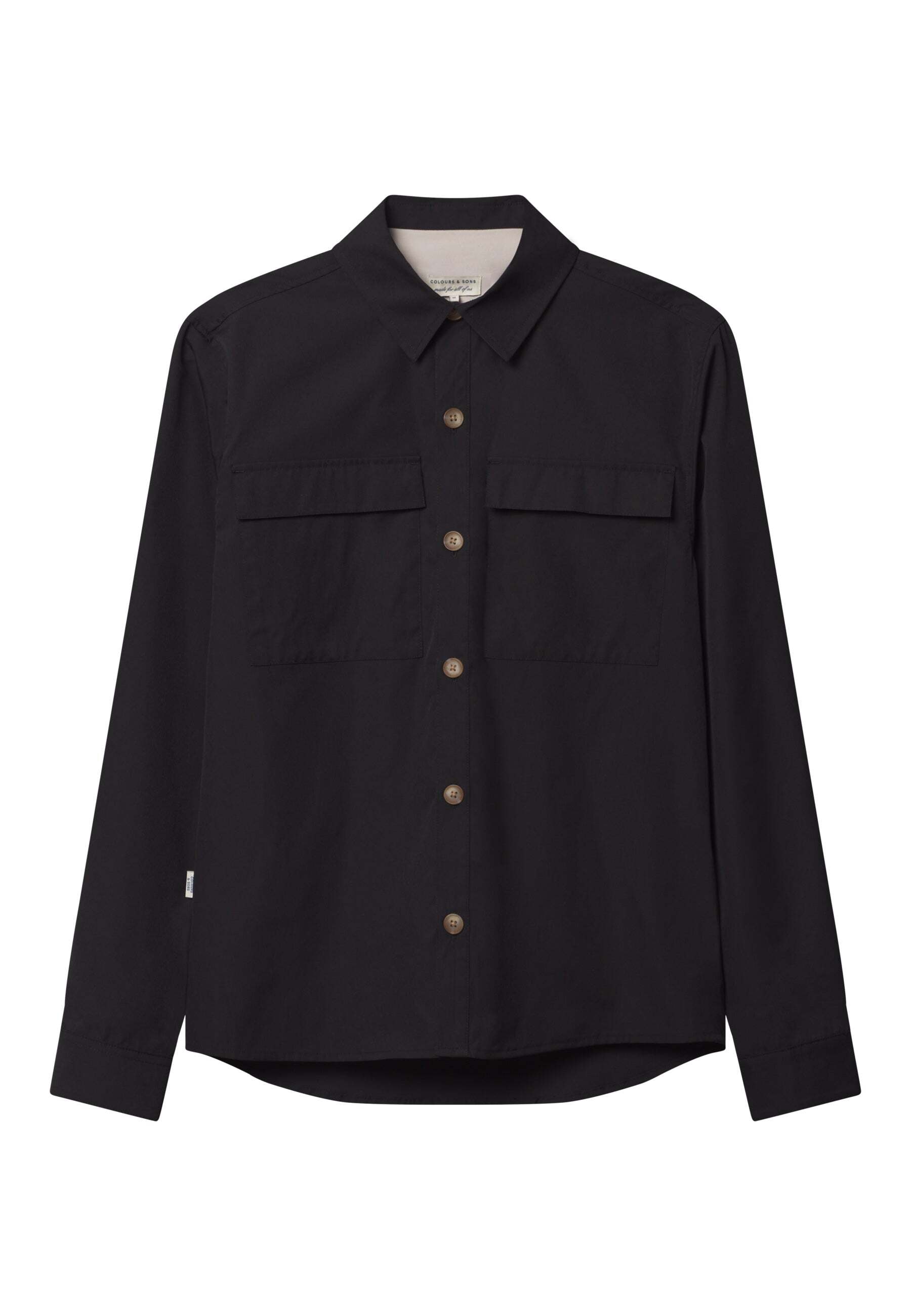 colours & sons Langarmhemd »colours & sons Overshirt Overshirt-Pocket«