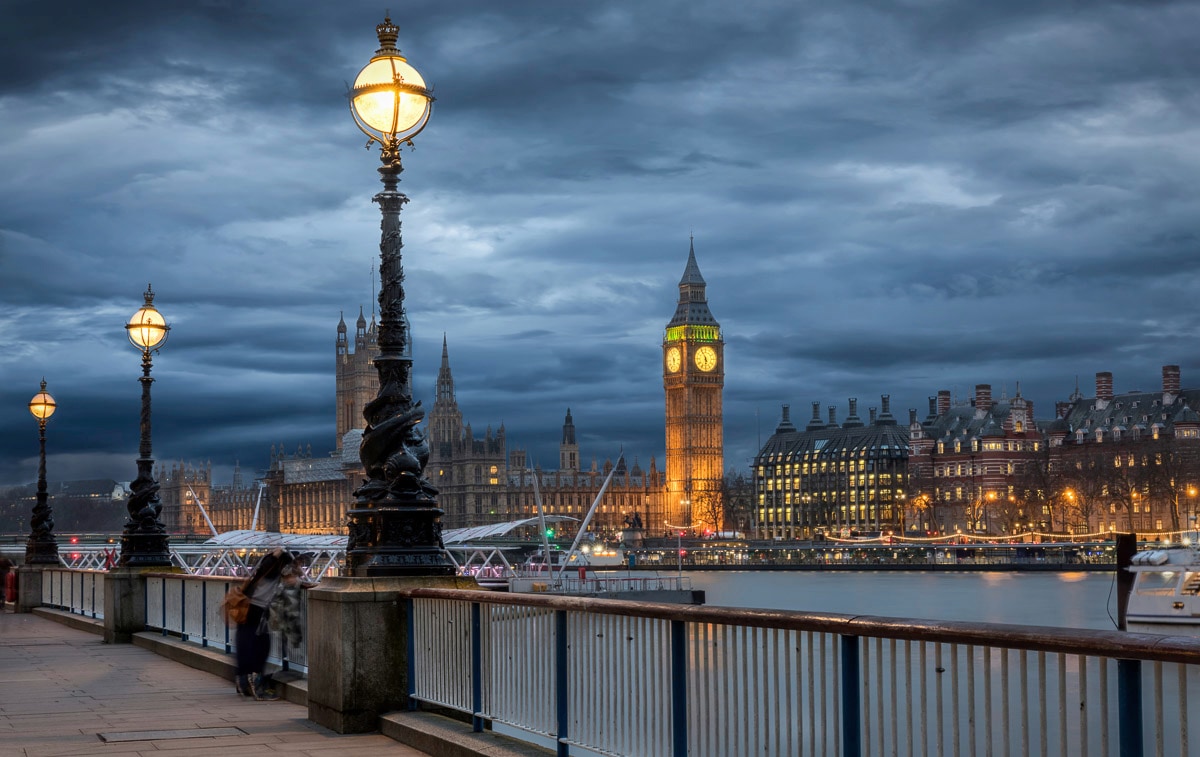 Image of Papermoon Fototapete "London bei Nacht"