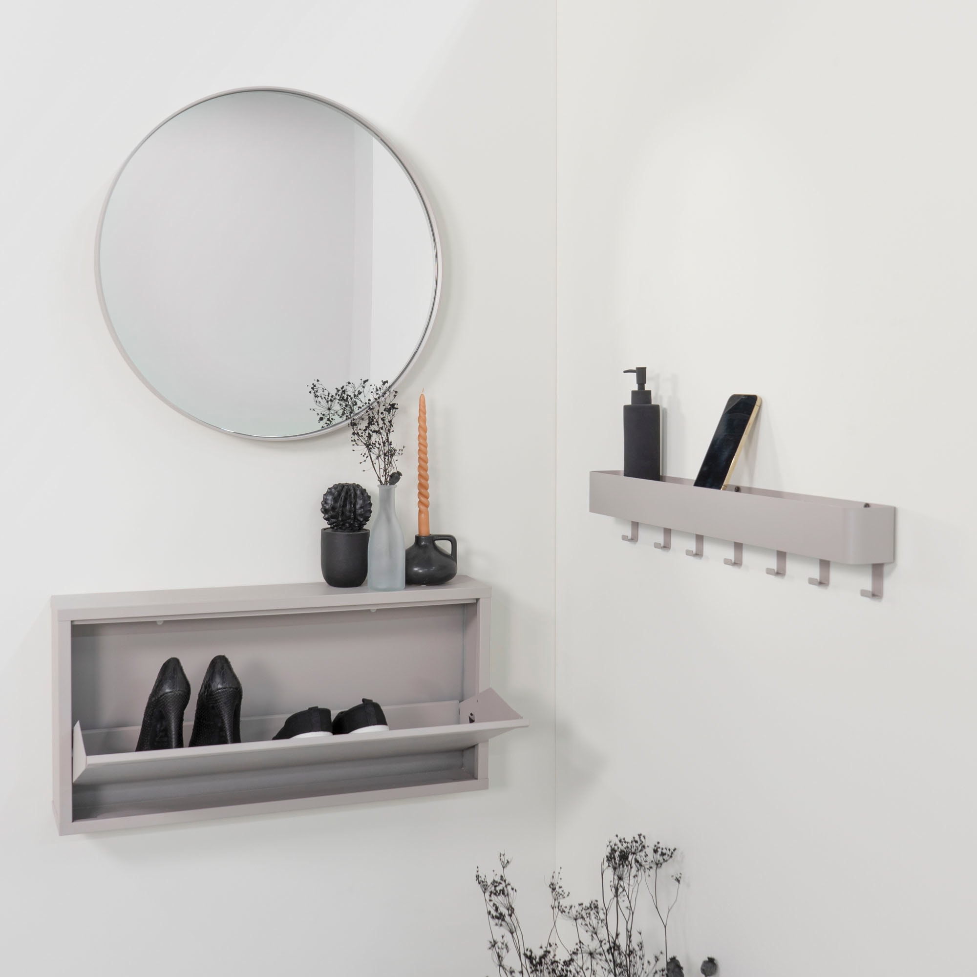 Spinder Design Miroir »DONNA 3« miroir mural en acier