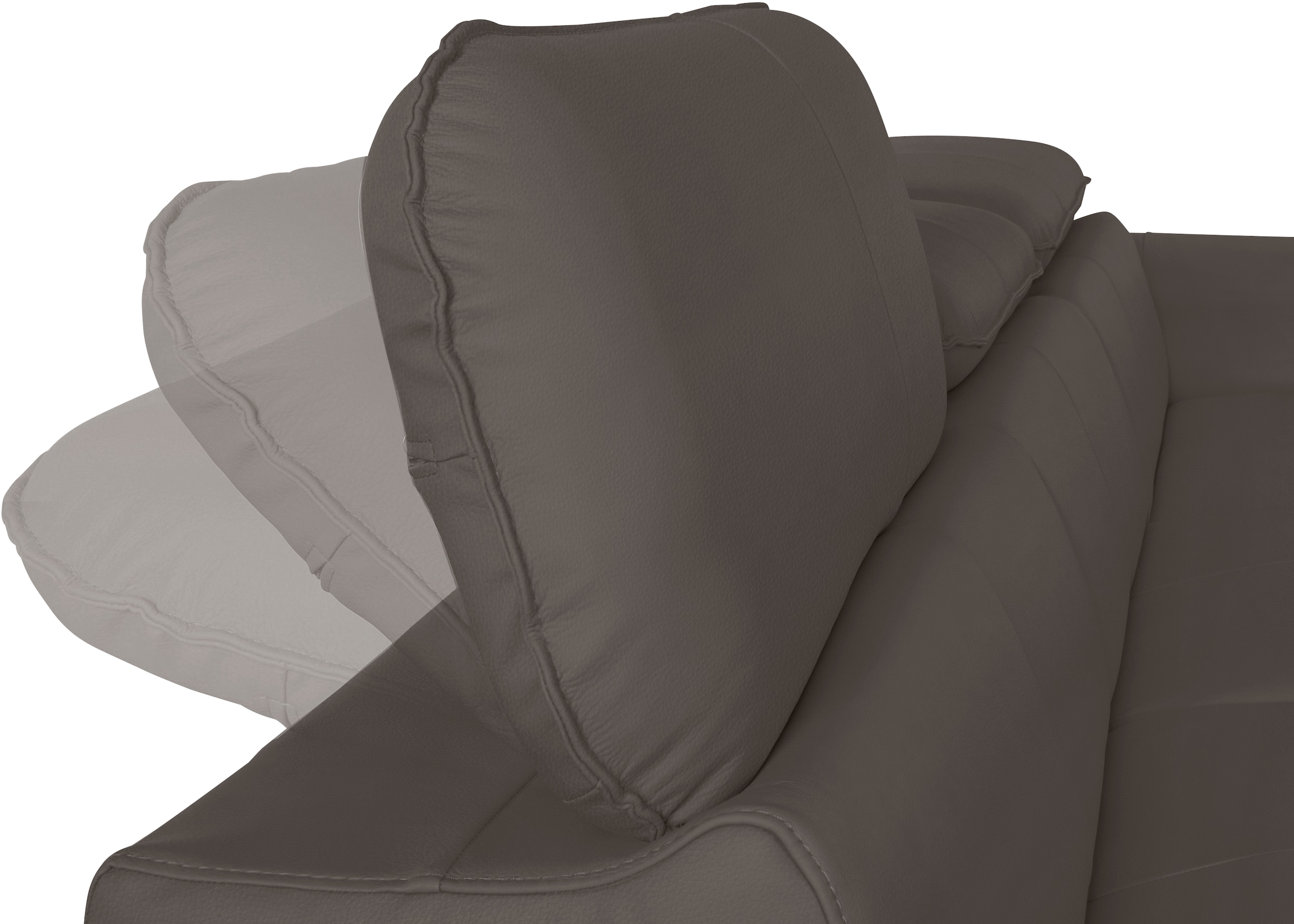 COTTA Ecksofa Driver, mit Kopfteilverstellung, wahlweise mit Bettfunktion