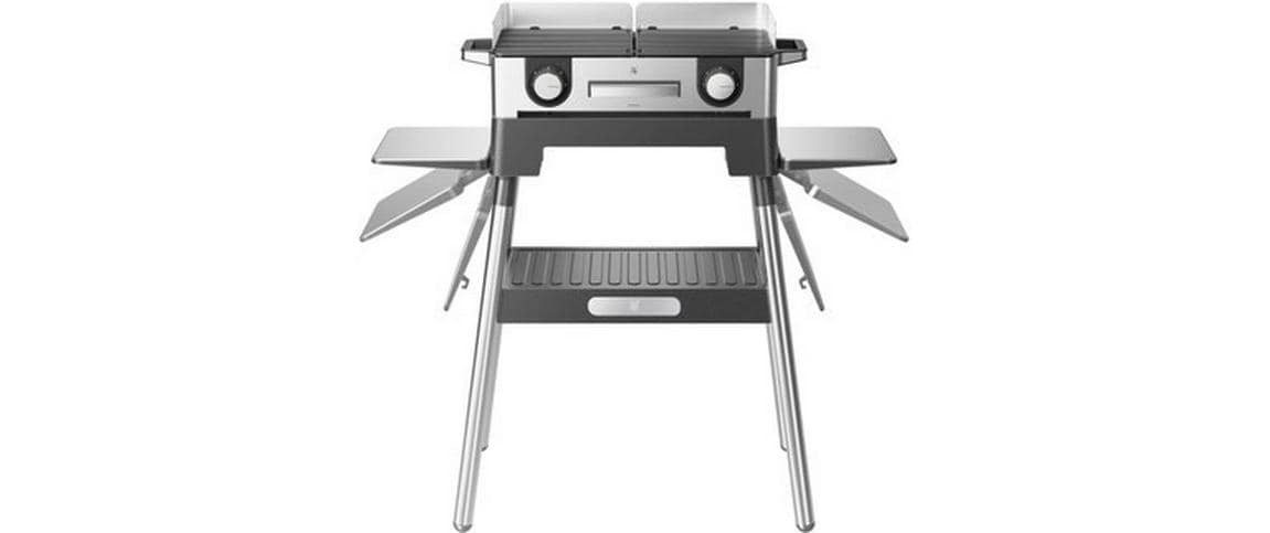 WMF Pied de barbecue »Standfuss 0415890011 Lono Master« stabil, kompakt, Premium-Design, hochwertiger Cromargan Edelstahl