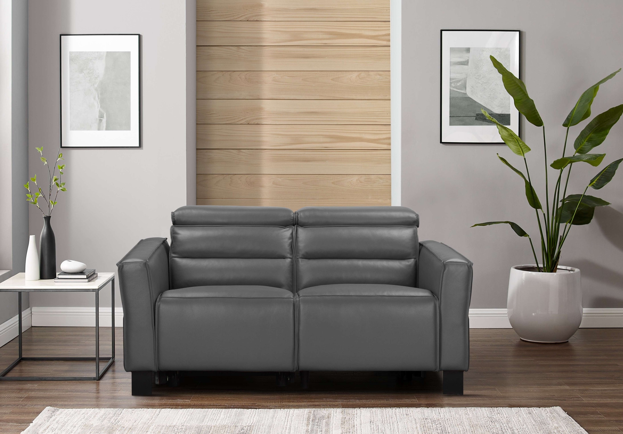 Home affaire 2-Sitzer »Carpari, 162 cm, mit manueller od. elektrischer Relaxfunktion« (USB A/C), sowie Kopfteilverstellung