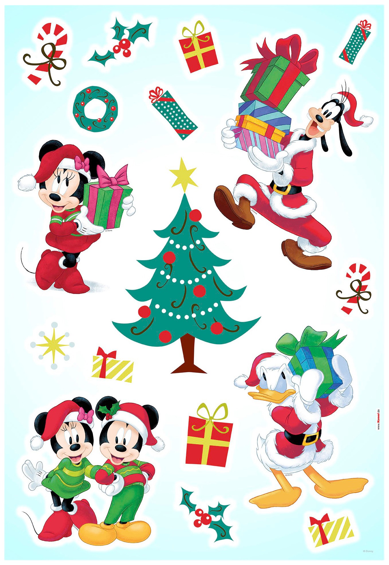 Image of Komar Wandsticker »Mickey Christmas Presents«, (Set, 1 St.), 50 x 70 cm (Breite x Höhe) - 17 Sticker bei Ackermann Versand Schweiz