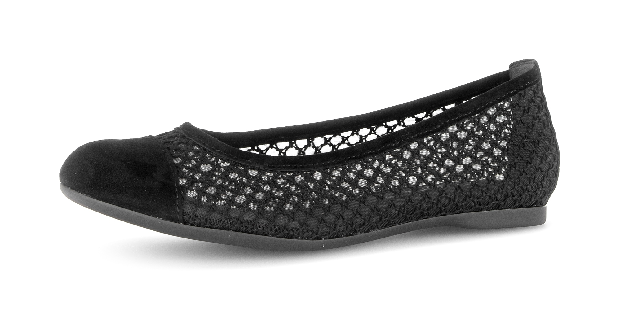 Gabor  Frühlingsschuh, Schlupfschuh in sommerlicher Häkeloptik