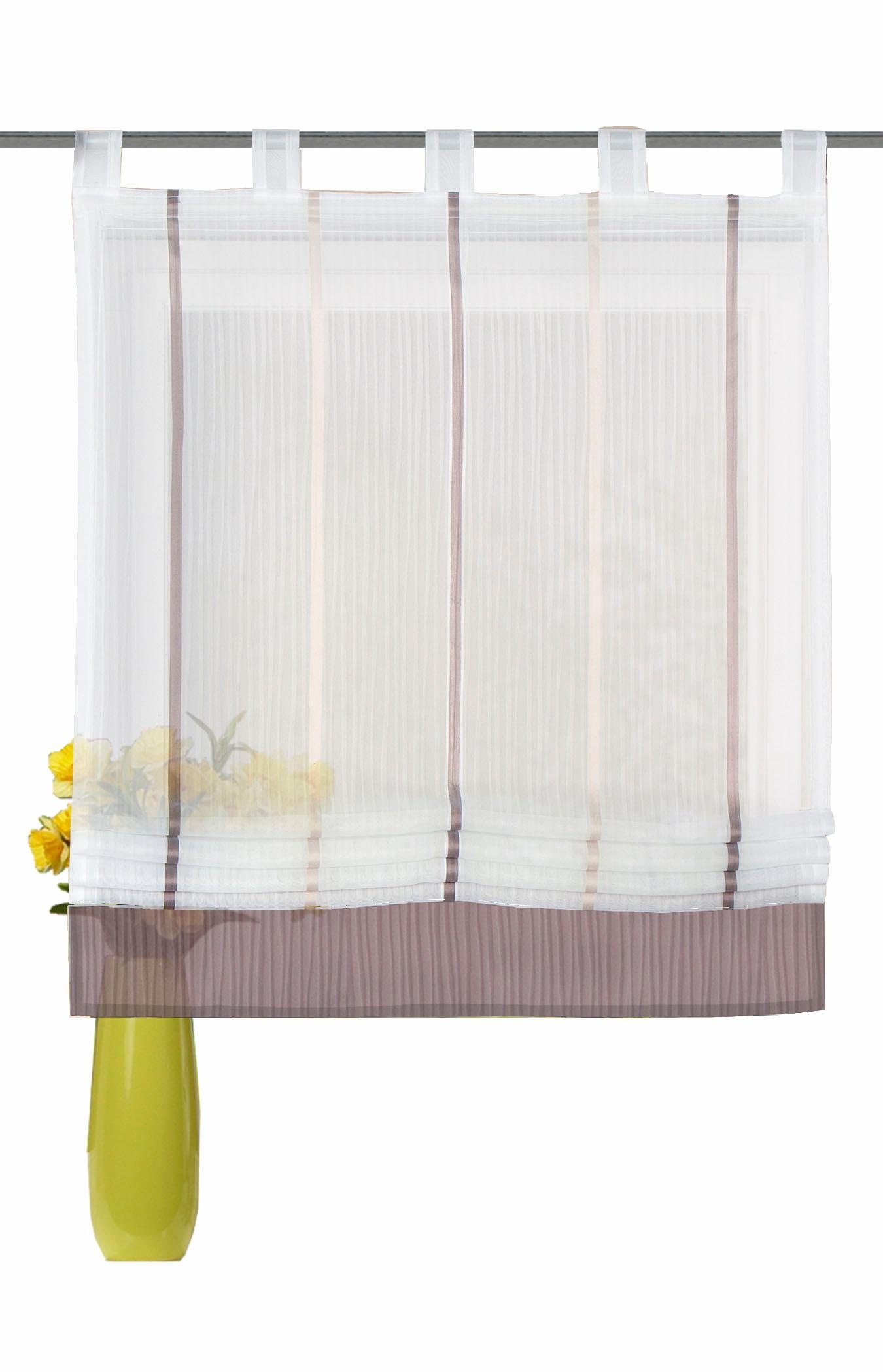 Image of HOME WOHNIDEEN Raffrollo »Irondale«, mit Schlaufen, mit Zugschnur bei Ackermann Versand Schweiz