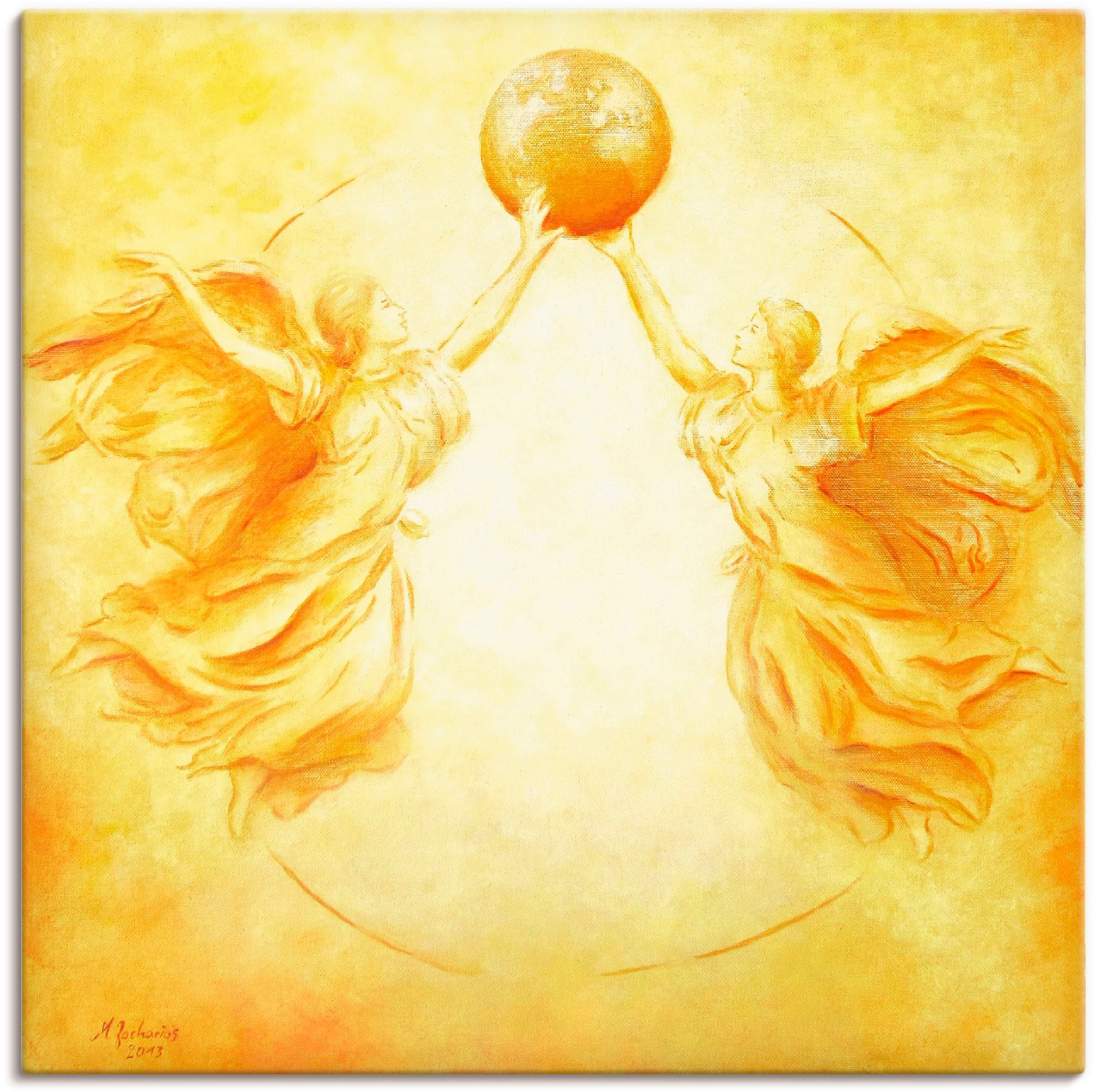 Image of Artland Wandbild »Schutzengel der Erde«, Religion, (1 St.), in vielen Grössen & Produktarten - Alubild / Outdoorbild für den Aussenbereich, Leinwandbild, Poster, Wandaufkleber / Wandtattoo auch für Badezimmer geeignet bei Ackermann Versand Schweiz