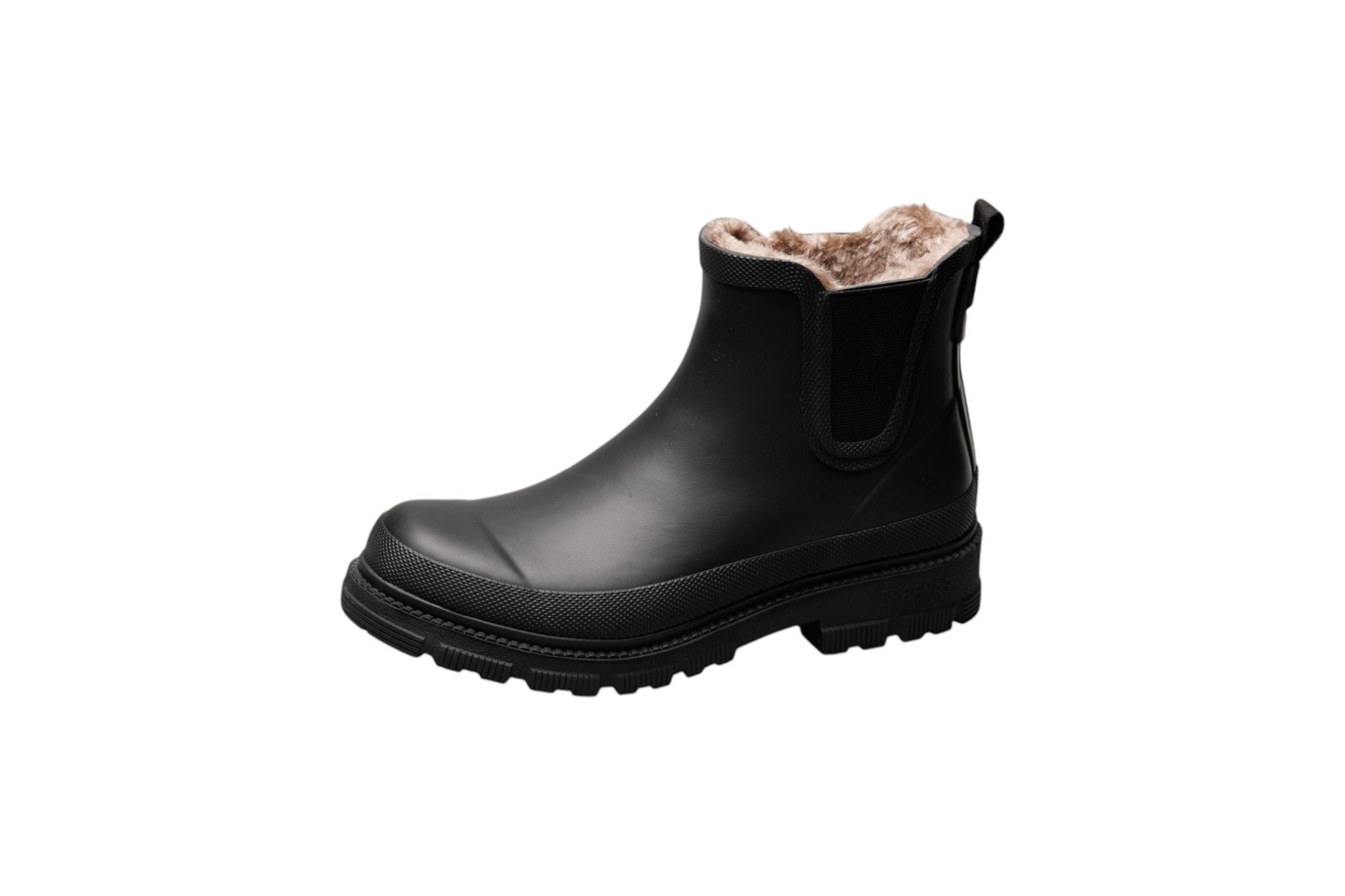 Image of VERBENAS Gummistiefelette "LUA FUR SMOOTH" Rainboots, Regenstiefel mit Logo-Schriftzug