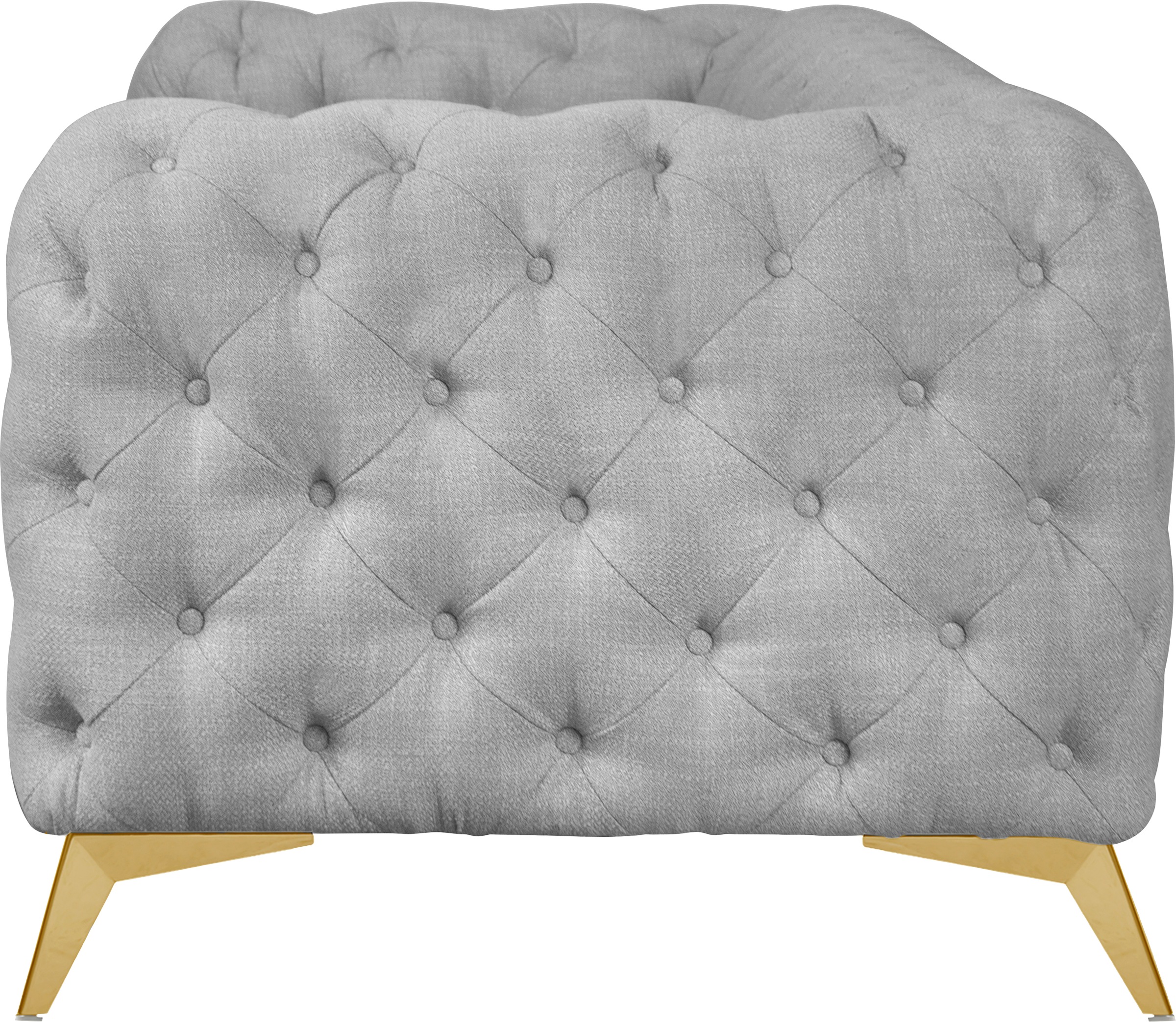 Leonique Chesterfield-Sofa »Glynis«, aufwändige Knopfheftung, moderne Chesterfield Optik, Fussfarbe wählbar