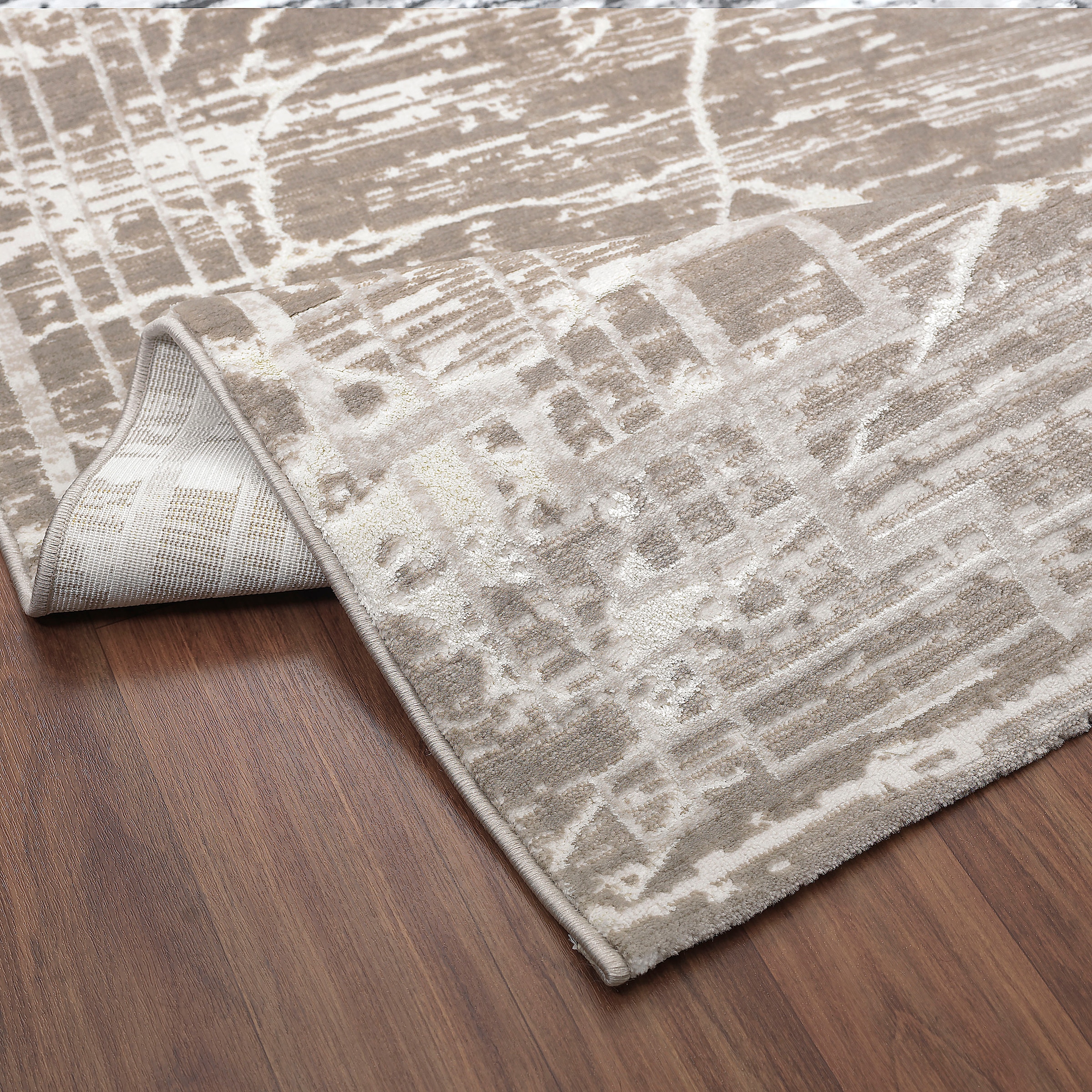 Sanat Teppich »Harmony 3214«, rechteckig, 12 mm Höhe, abstrakter Kurzflorteppich, Wohnzimmer, auch als Läufer