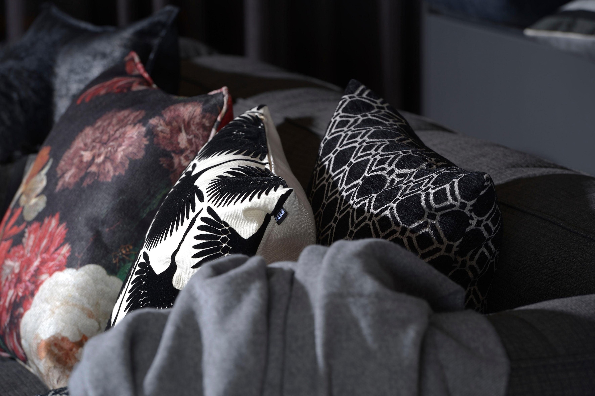 H.O.C.K. Coussin décoratif »Black Swan«