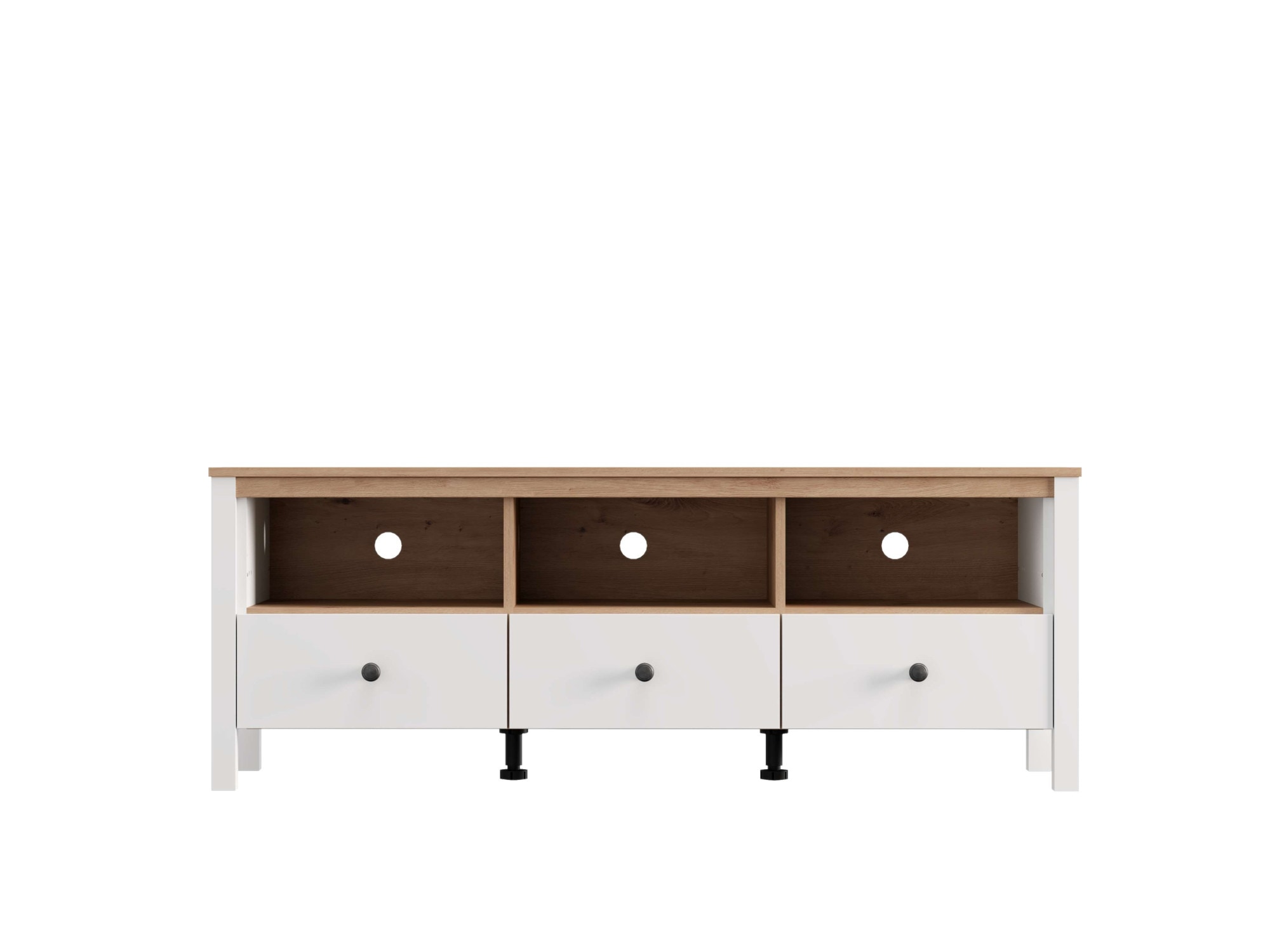 Home affaire Lowboard »BEDFORD, TV-Board, TV-Kommode, TV-Schrank, TV-Unterschrank, TV-Möbel« MDF-Profil 2D ummantelt, Hotstamping