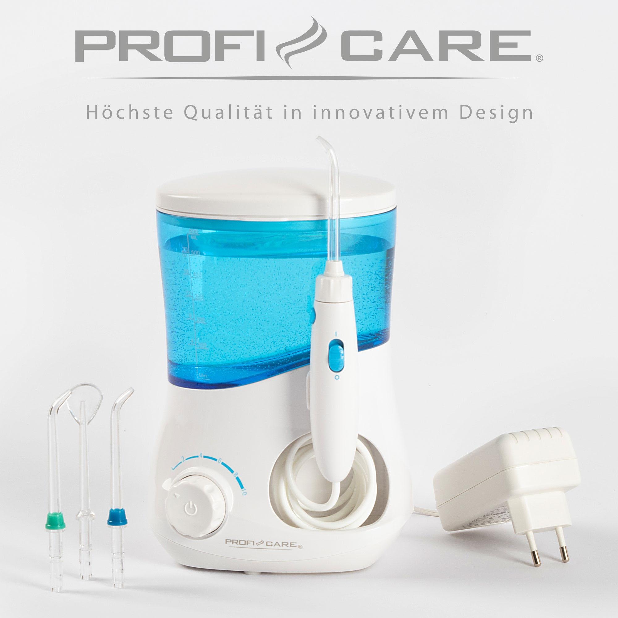 ProfiCare Munddusche »PC-MD 3005«, 4 St. Aufsätze, stufenlos regelbarer Wasserdruck