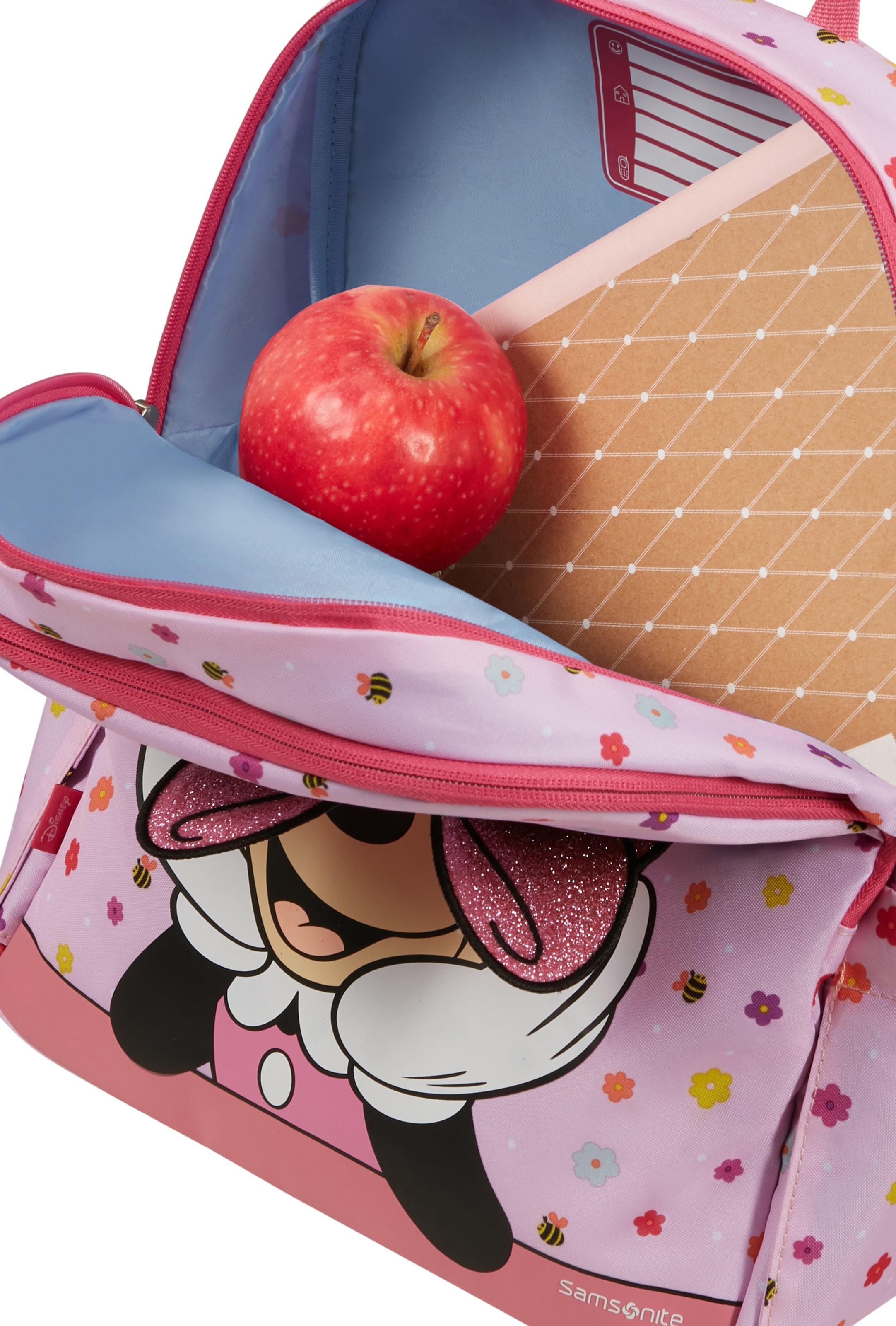 Samsonite Sac à dos pour enfants »DAYDREAM DISNEY, Minnie Flower Power« reflektierende Details