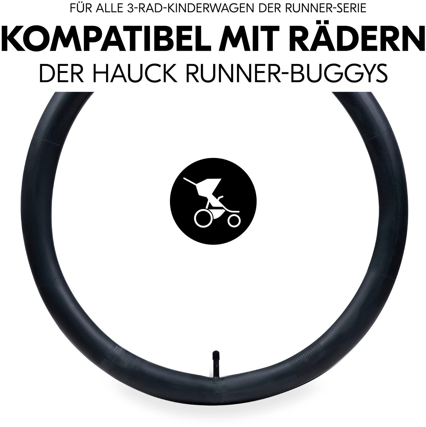 Hauck Kit de réparation des pneus »Pushchair Repair Kit 3W« für Dreirad-Buggys
