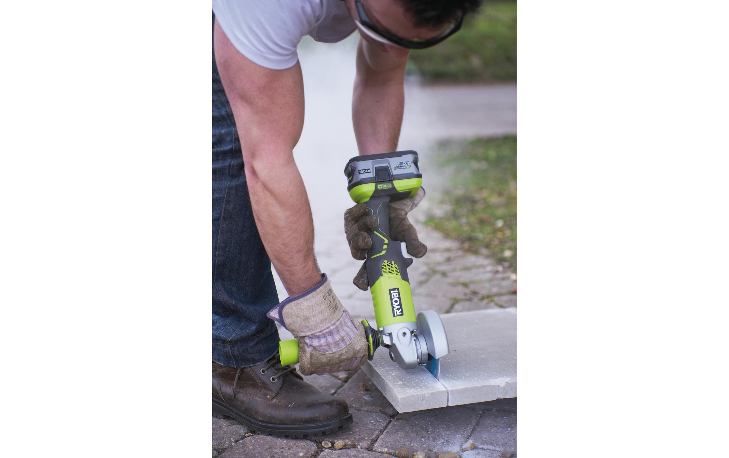 Akku-Winkelschleifer »RYOBI R180AG-0, Solo, Ø 115 mm«