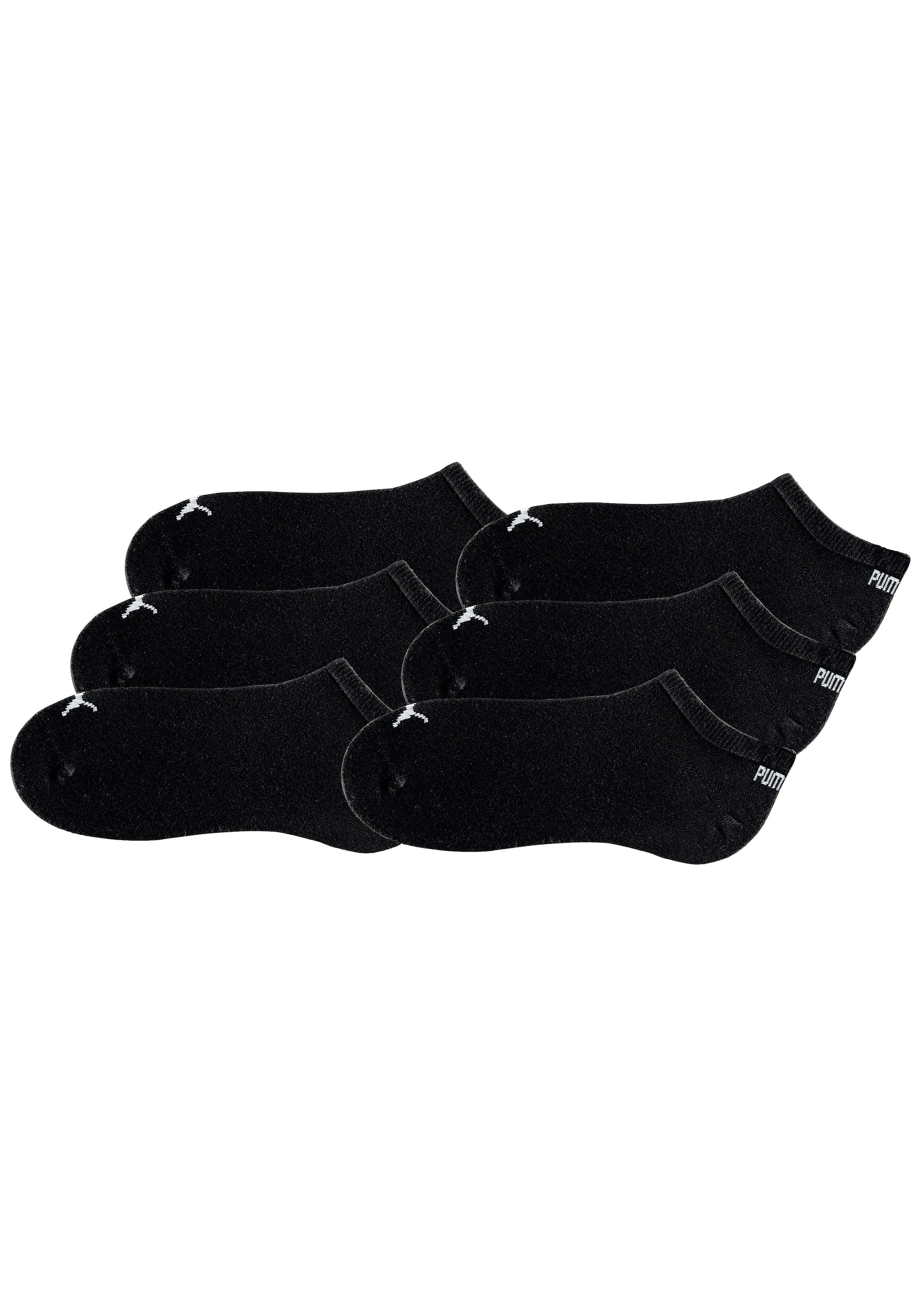 PUMA Sneakersocken, (6 Paar, 6er-Pack), mit eingestricktem Markenlogo