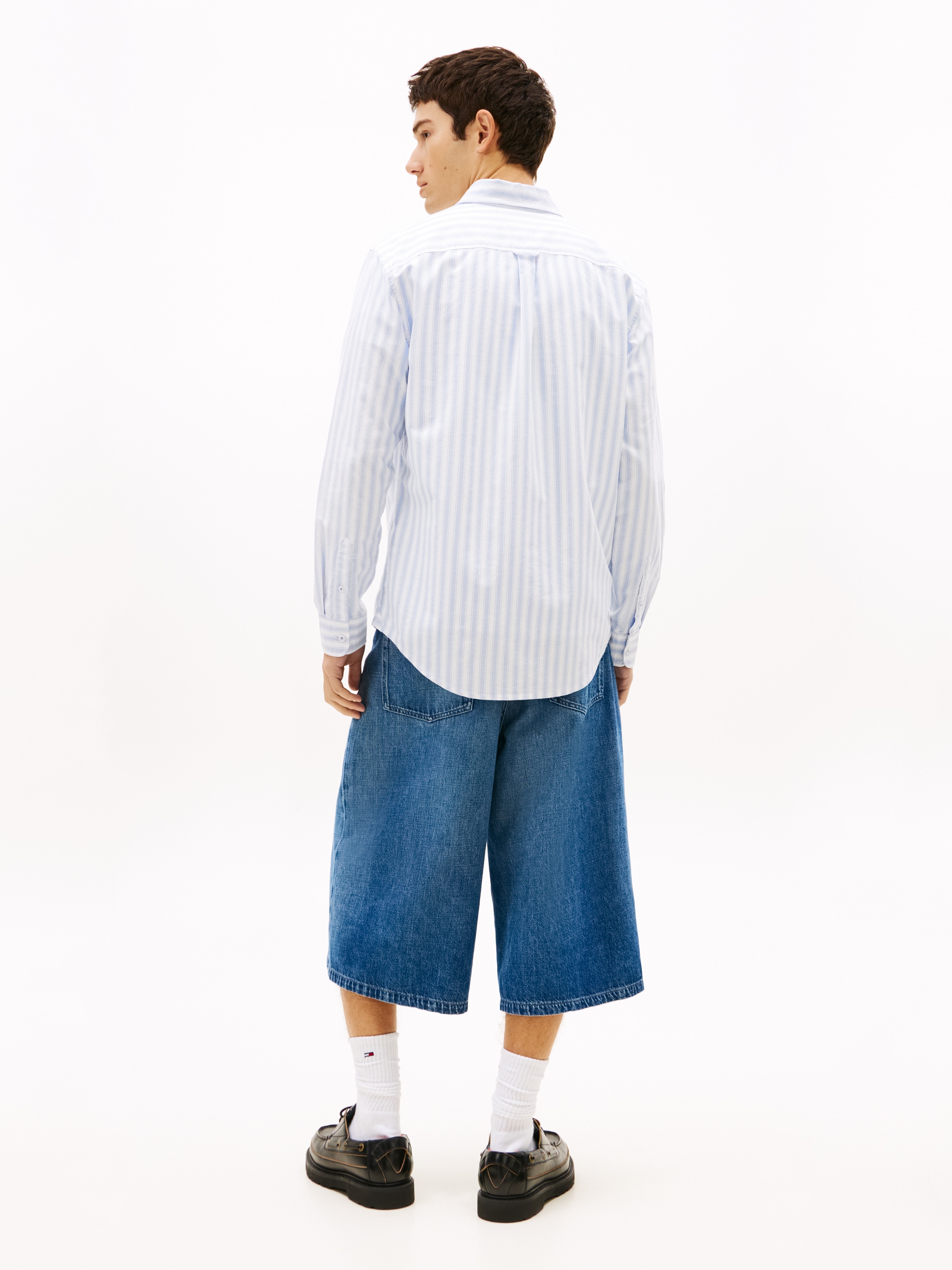 Tommy Jeans Chemise à manches longues »REGULAR STRIPE OXFORD« Coupe regular avec motif à rayures