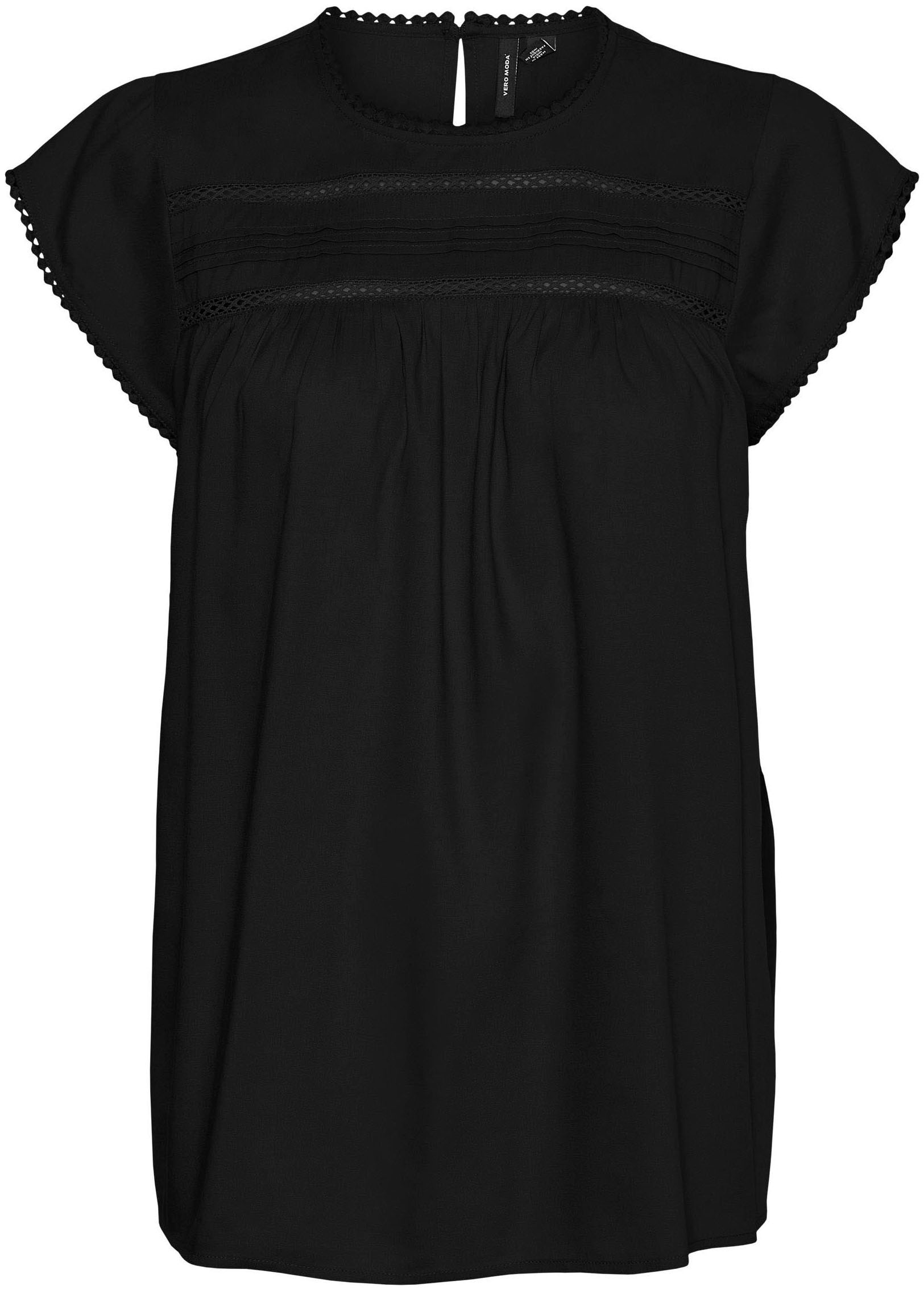 Vero Moda Spitzentop »VMDEBBIE PLEAT S/L TOP GA NOOS«