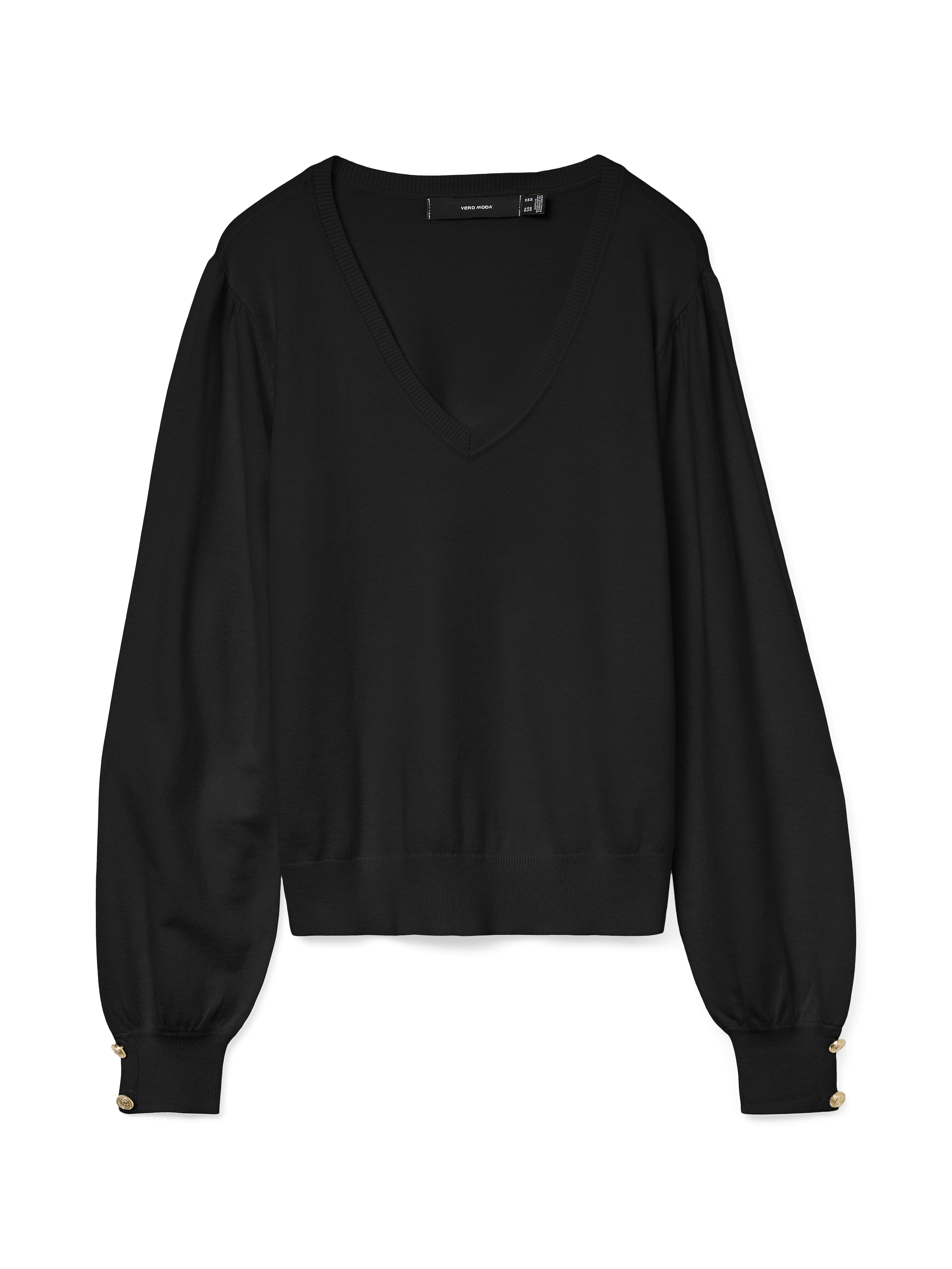 Vero Moda Pull col V »VMHOLLYKARIS LS V-NECK PULLOVER GA BOO«