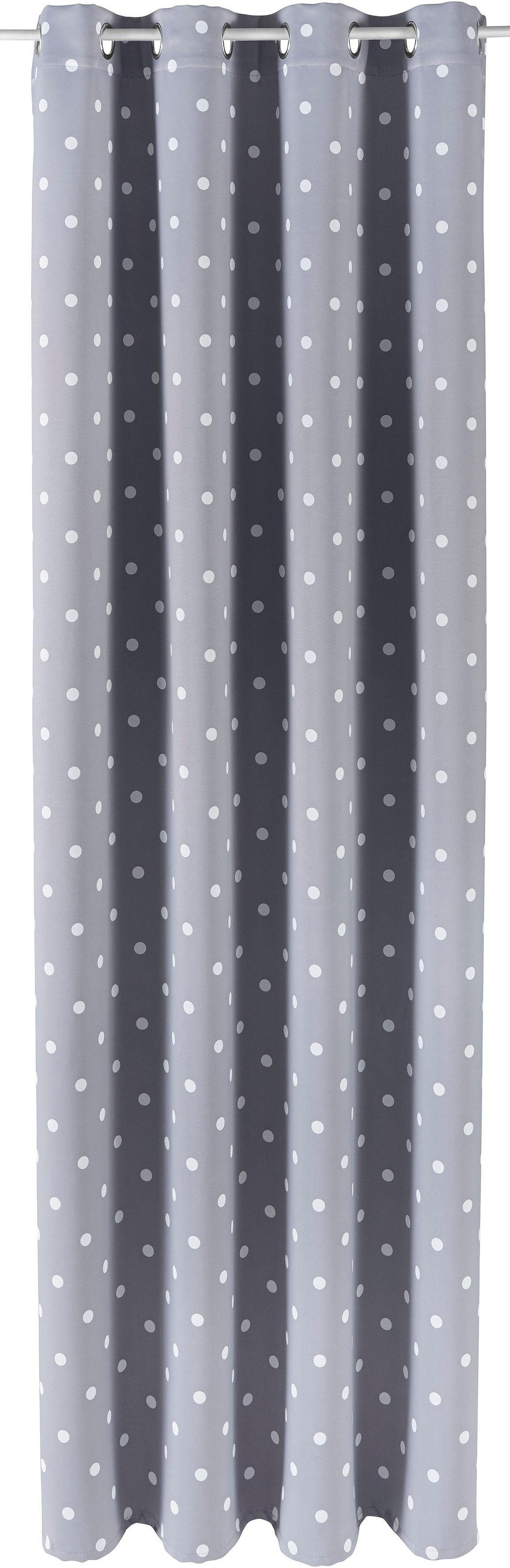 Image of Lüttenhütt Verdunkelungsvorhang »PUNKTE«, (1 St.), Kindergardine, bedruckt, verdunkelnd, verschiedene Grössen bei Ackermann Versand Schweiz